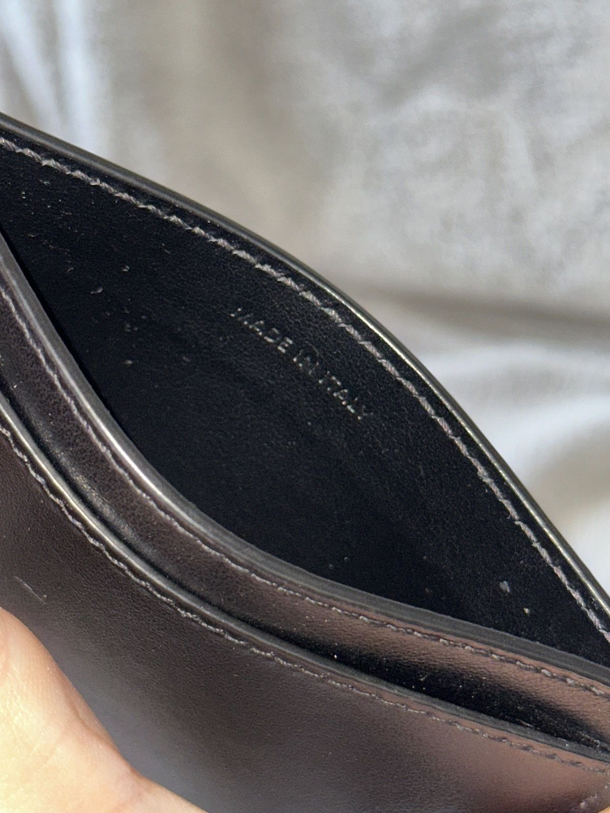 Celine Celine Black Leather Logo Cardholder Size ONE SIZE - 4 Thumbnail