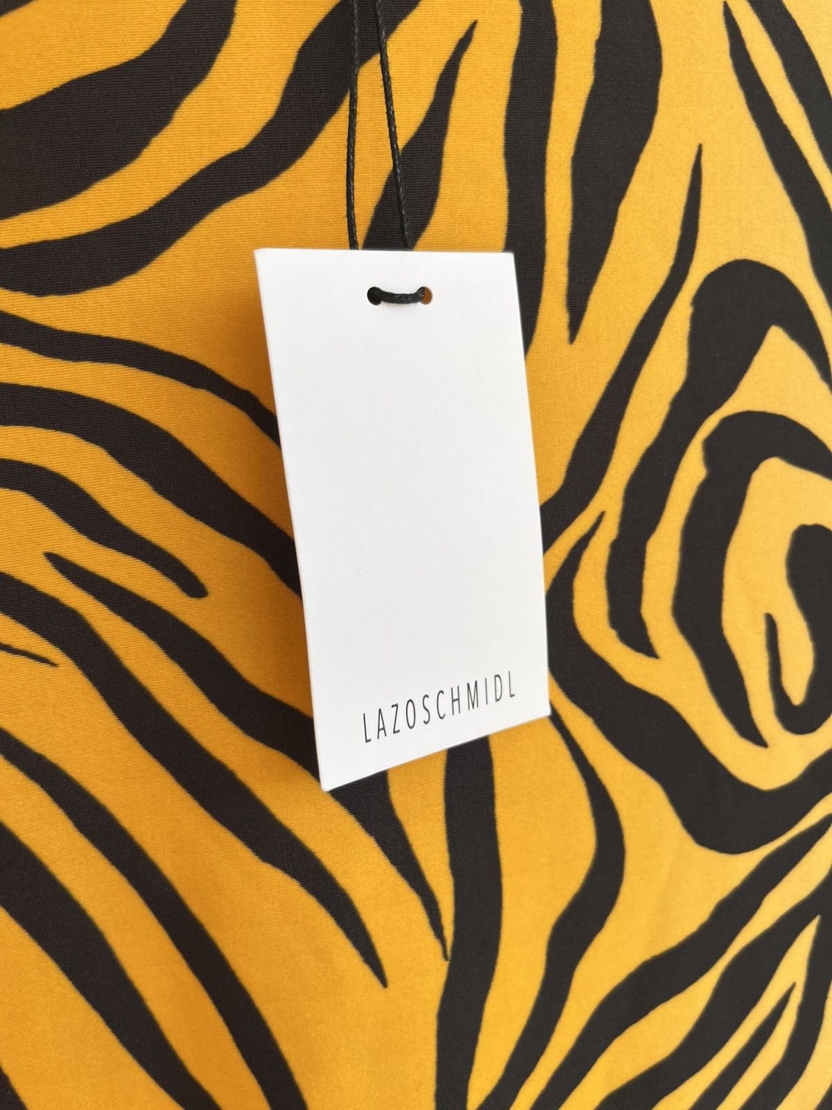 LAZOSCHMIDL Lazoschmidl AW19 runway tiger print long sleeve stretchy top Size US S / EU 44-46 / 1 - 6 Thumbnail