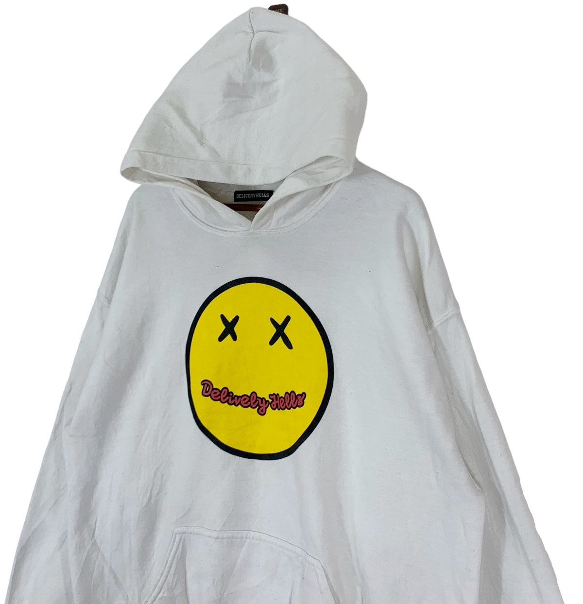 Flagstuff Vintage Delivery Hells X Flagstuff Hoodie Smile Sweater Size US L / EU 52-54 / 3 - 3 Thumbnail