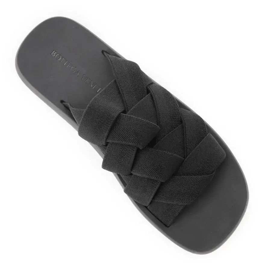 Bottega Veneta o1loc1c0724 651402 Plat Slide in Black Size US 7 / EU 40 - 7 Thumbnail