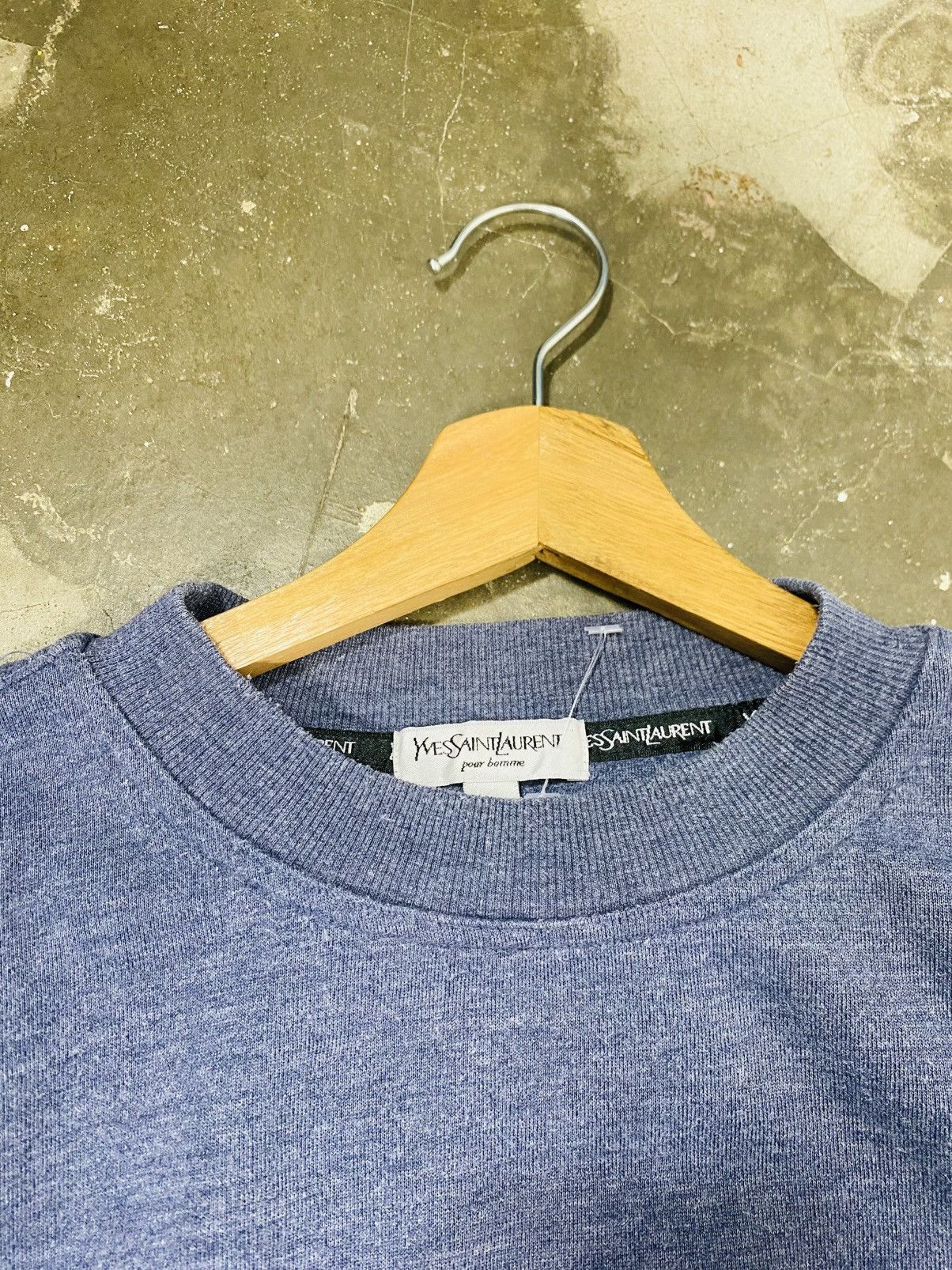 Yves Saint Laurent Vintage Yves Saint Lauren Pour Homme Sweatshirt Size US L / EU 52-54 / 3 - 7 Thumbnail