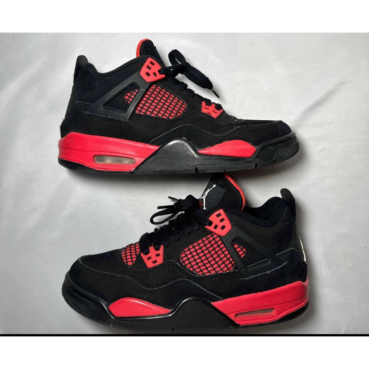 Jordan Brand × Nike Size 7 - Nike Air Jordan 4 Retro GS Red Thunder Men's Shoes Size US 7 / EU 40 - 2 Thumbnail