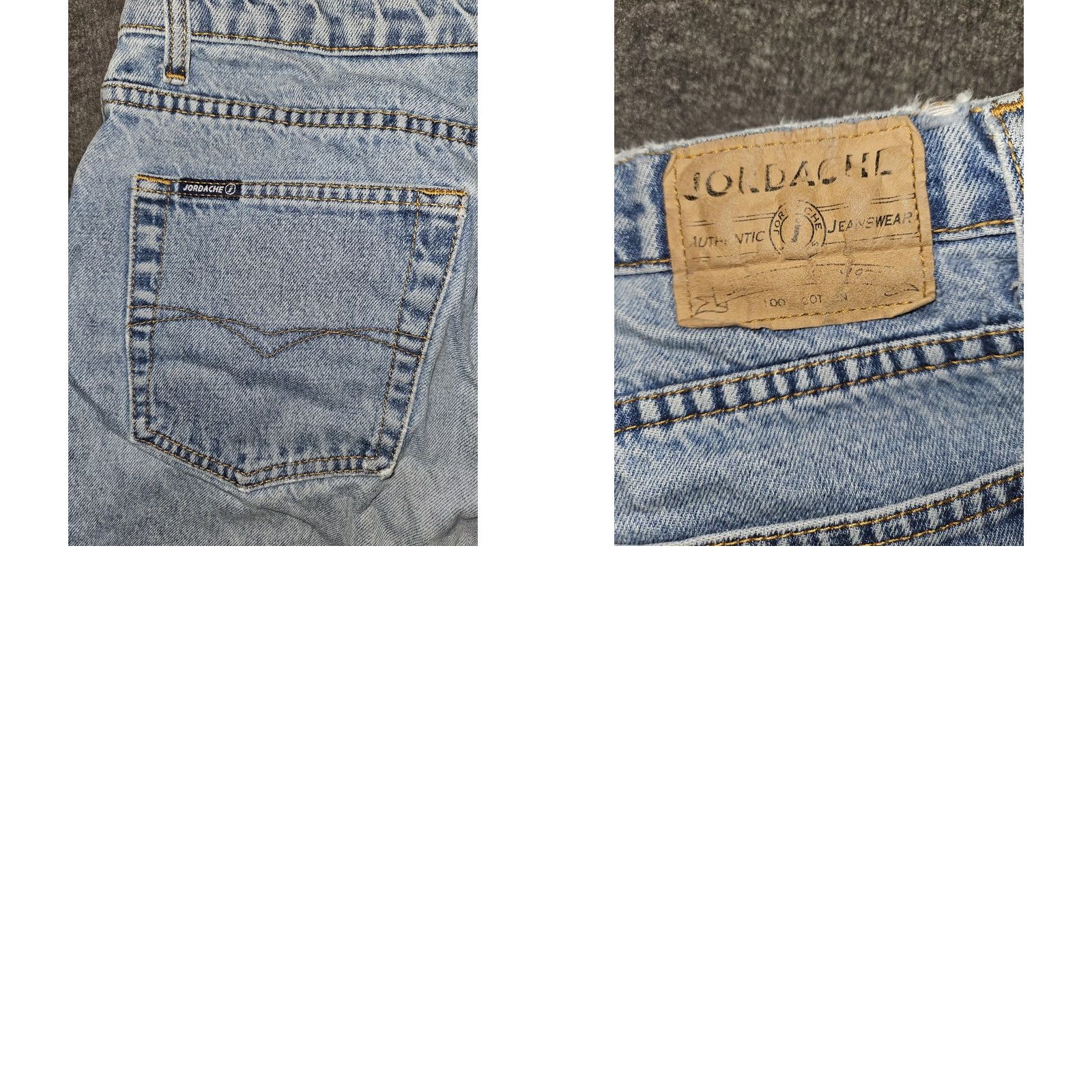 Jordache VINTAGE Jordache Jeans Womens 15/16 Light Blue High Rise Mom Distressed 90s Jeans Size 36" / US 14 / IT 50 - 9 Thumbnail