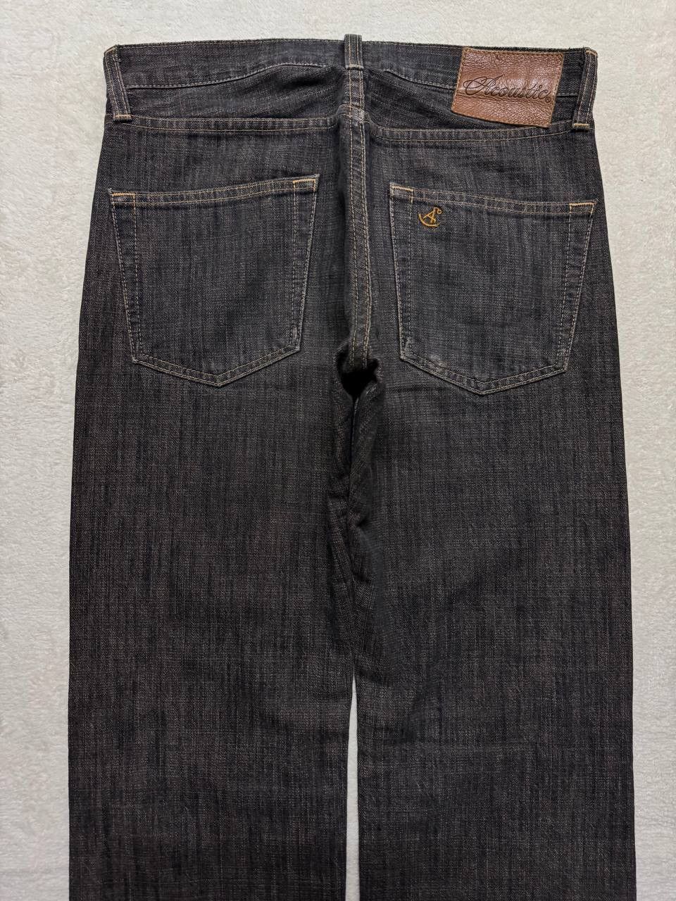 Japanese Brand INSANE 90s Japanese SICK Distressed Ripped Dark Mudwash Jean Size US 29 - 16 Thumbnail