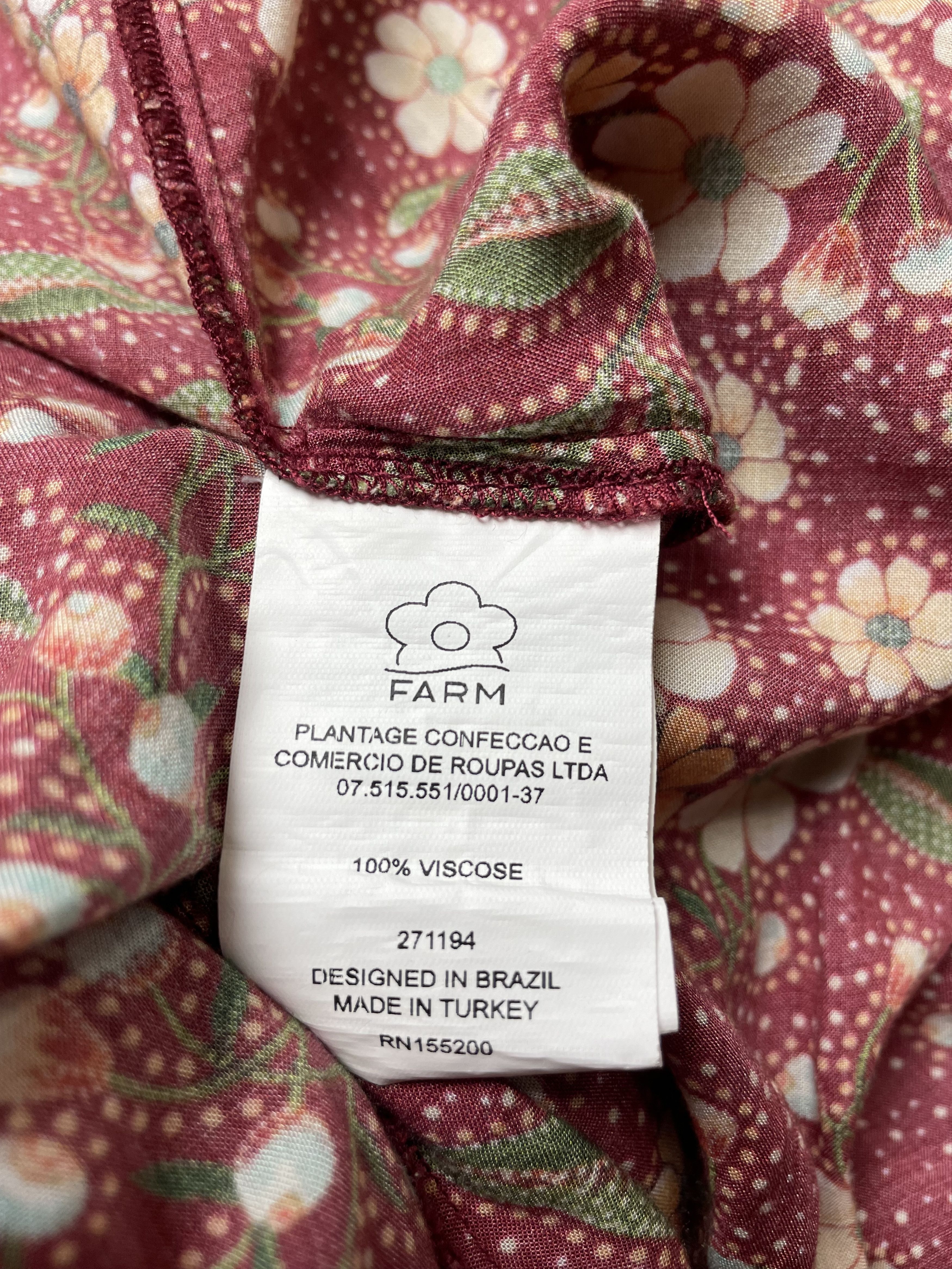 Farm Rio Farm Rio Anthropologie Striped Floral Wrap Dress L Size L / US 10 / IT 46 - 10 Thumbnail