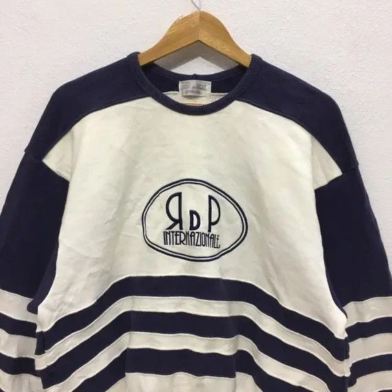 Vintage ROUX DI PERFE Internazionale Crewneck Sweatshirt Big Logo Size L / US 10 / IT 46 - 7 Thumbnail