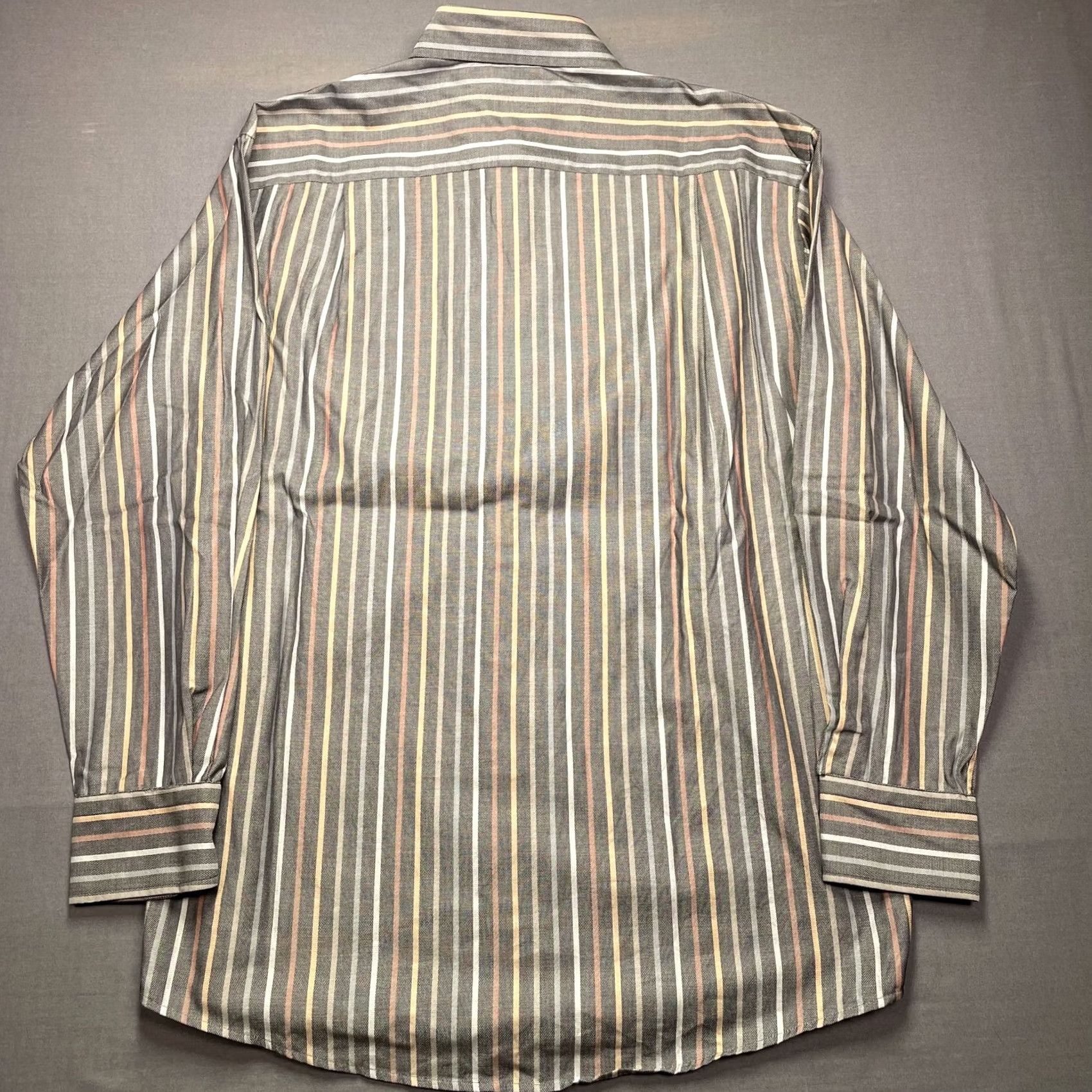 Eton ETON Shirt Mens Large Multicolor Stripe Long Sleeve Button-Up Cotton Casual Size US L / EU 52-54 / 3 - 5 Thumbnail