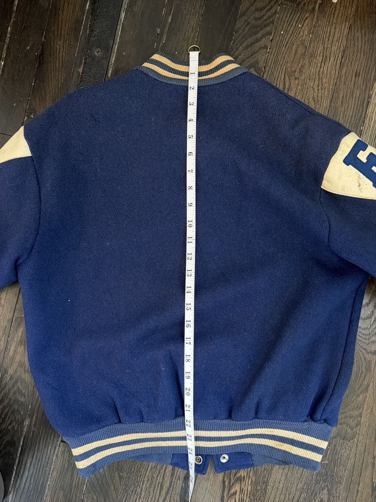 Vintage Vintage 1968 Blue Varsity Jacke Wool Letterman Size US M / EU 48-50 / 2 - 4 Thumbnail