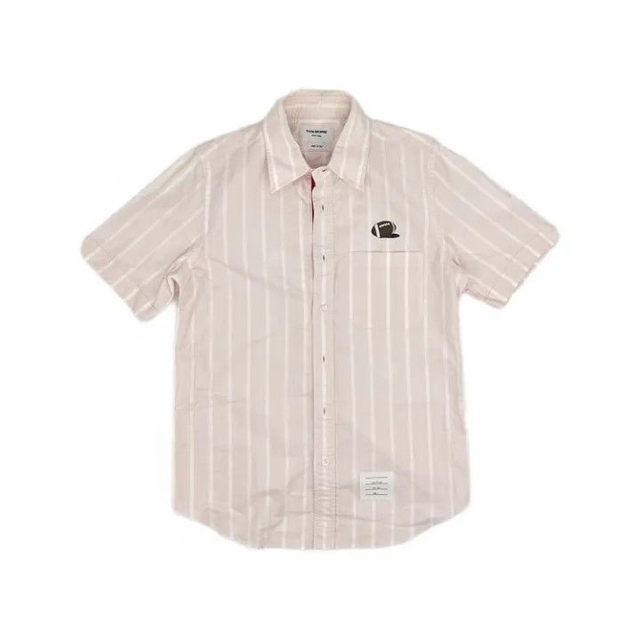Thom Browne Thom Browne Casual Short Sleeve Shirt -2507 Size US M / EU 48-50 / 2 - 7 Thumbnail