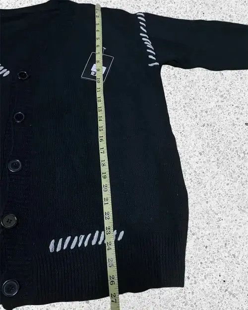 Japanese Brand Latest Collection Hype Black Cardigan Knitwear Jumper Size US L / EU 52-54 / 3 - 4 Thumbnail