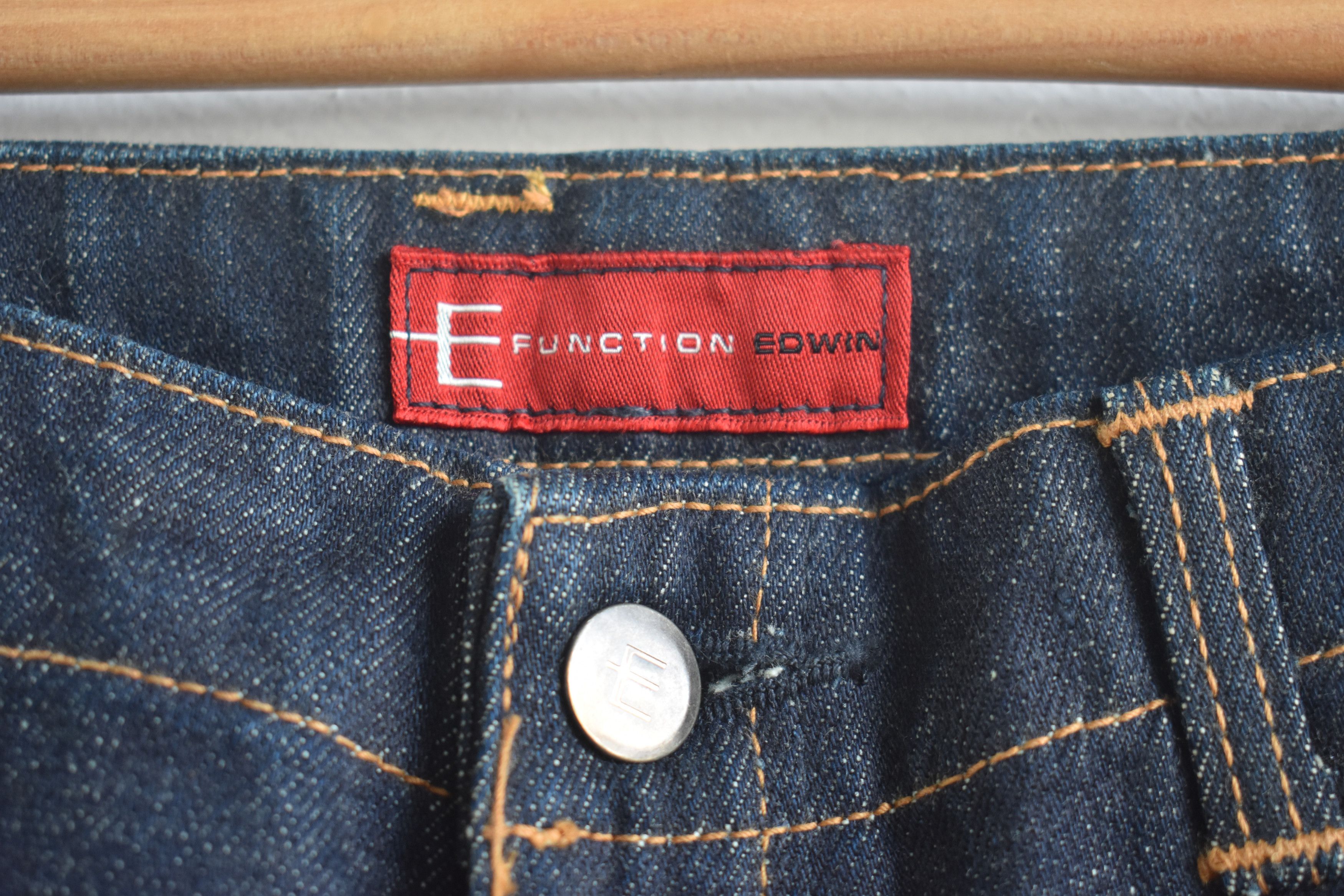 Edwin × Japanese Brand × Vintage Wide Leg 🔥 Edwin E-Function Limited Model W29 Size US 30 / EU 46 - 6 Thumbnail
