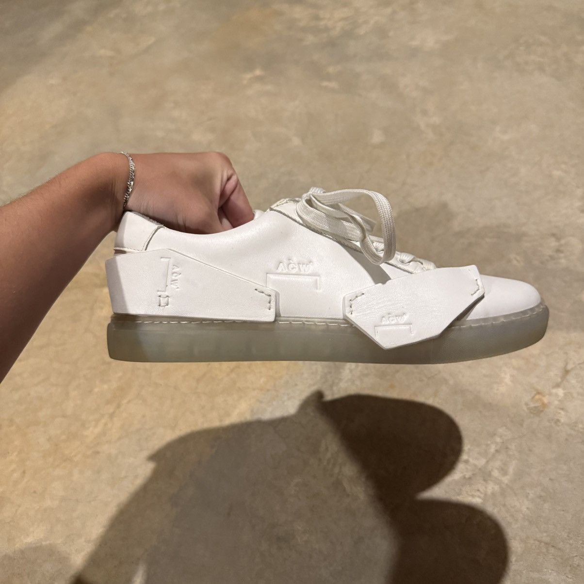 A-COLD-WALL* A-Cold-Wall* Shard Leather Shoes White Whittier US 9 Size US 9 / EU 42 - 7 Thumbnail