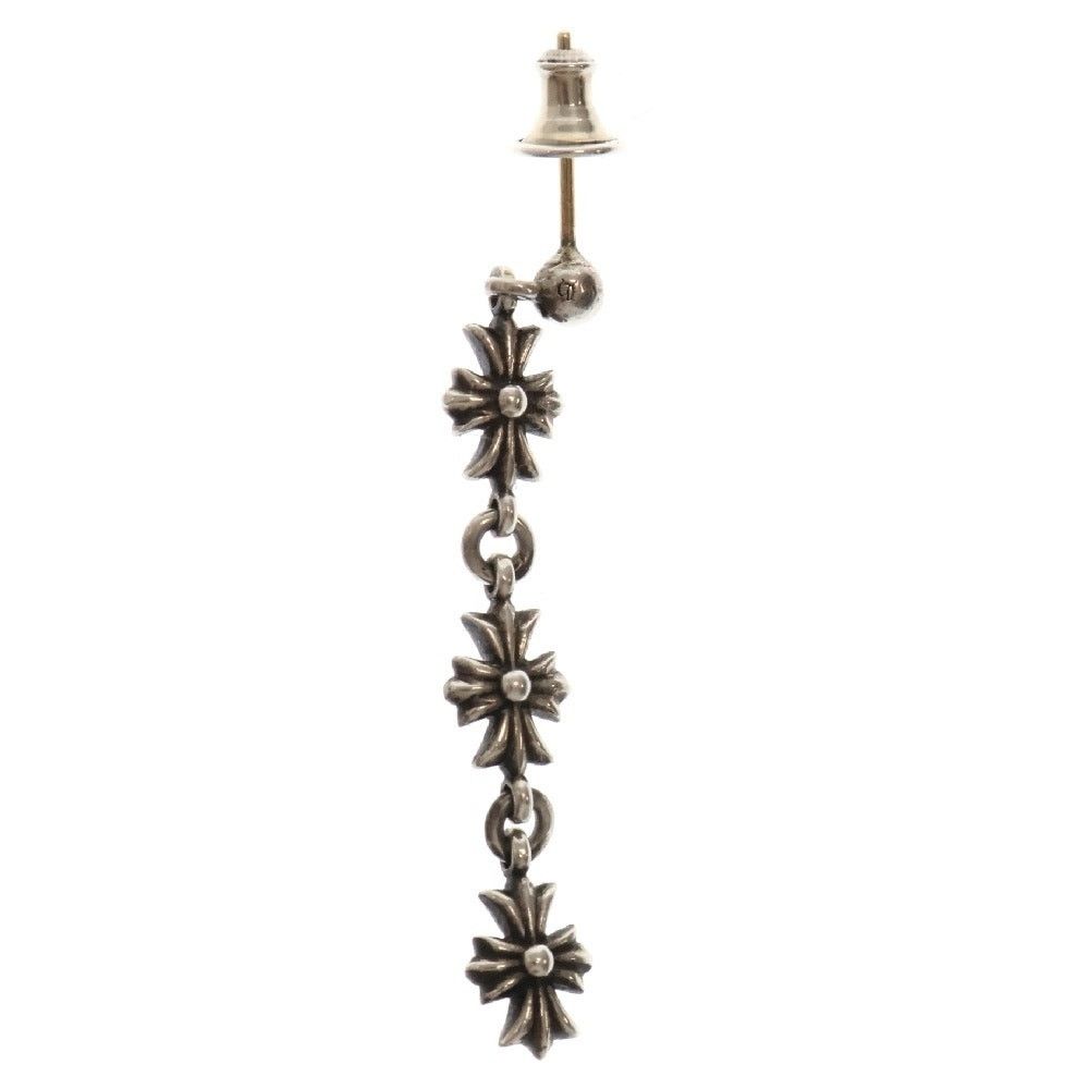 希少品◆CHROME HEARTS◆TINY E DANGLE EARRING 5 LINK EARRING Chrome Hearts Silver Tiny E Plus 5 Links Earring Drop
