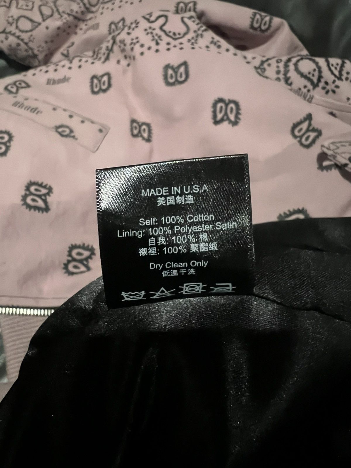 Rhude Rhude Bandana Jacket Size US L / EU 52-54 / 3 - 5 Thumbnail