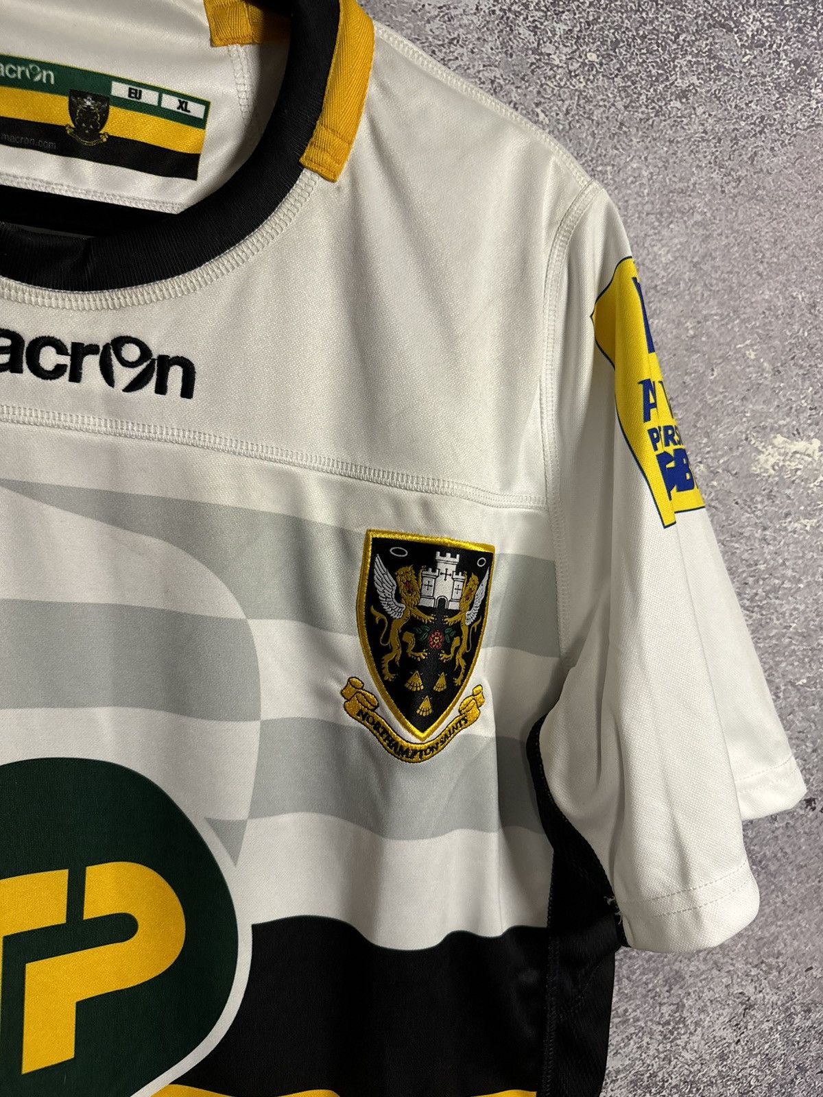 Macron × Vintage Vintage Northampton Saints Macron Rugby Team jersey blokcore Size US XL / EU 56 / 4 - 9 Thumbnail