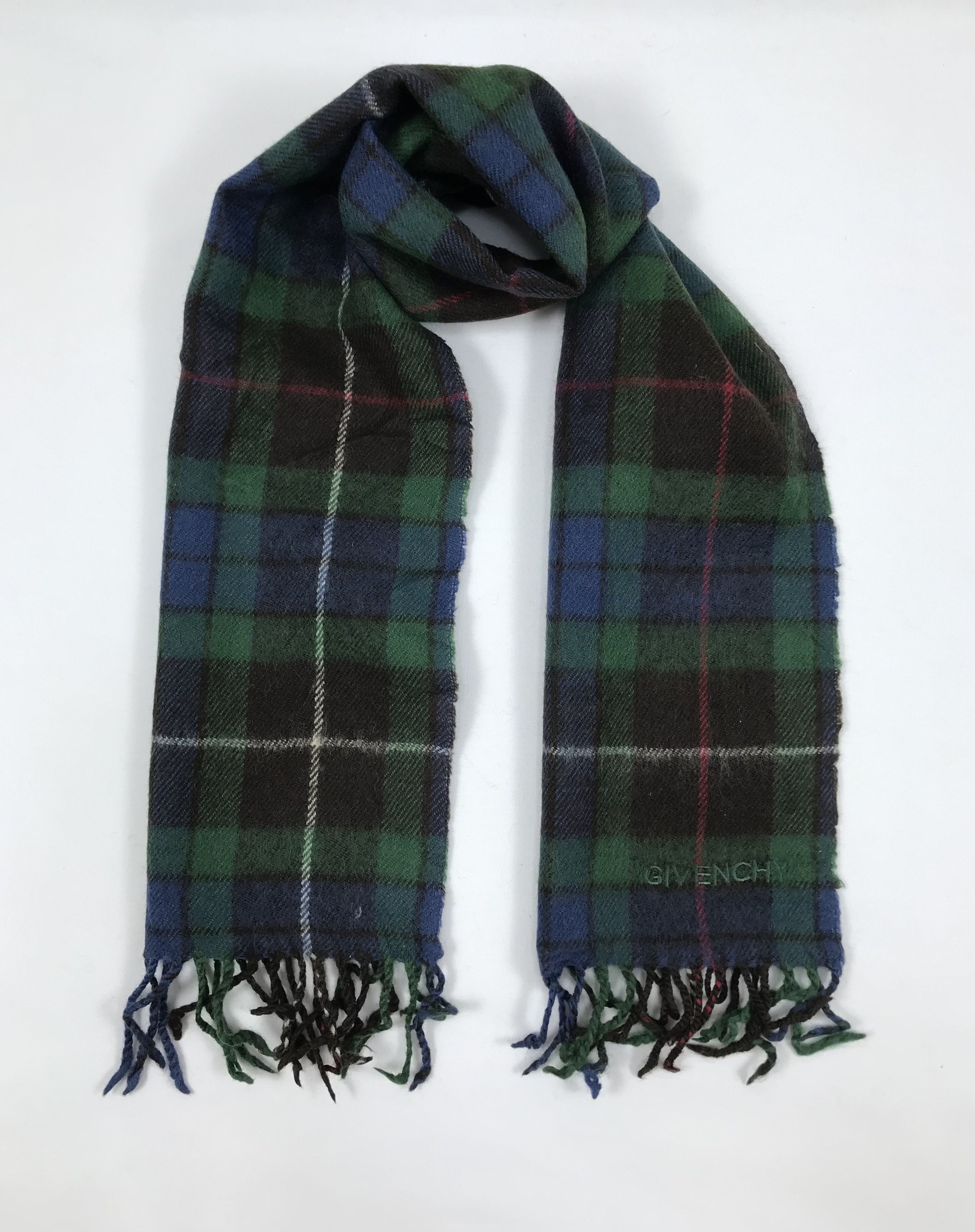 Givenchy Vintage Givenchy Luxury Scarf / Muffler / Wool Size ONE SIZE - 4 Thumbnail