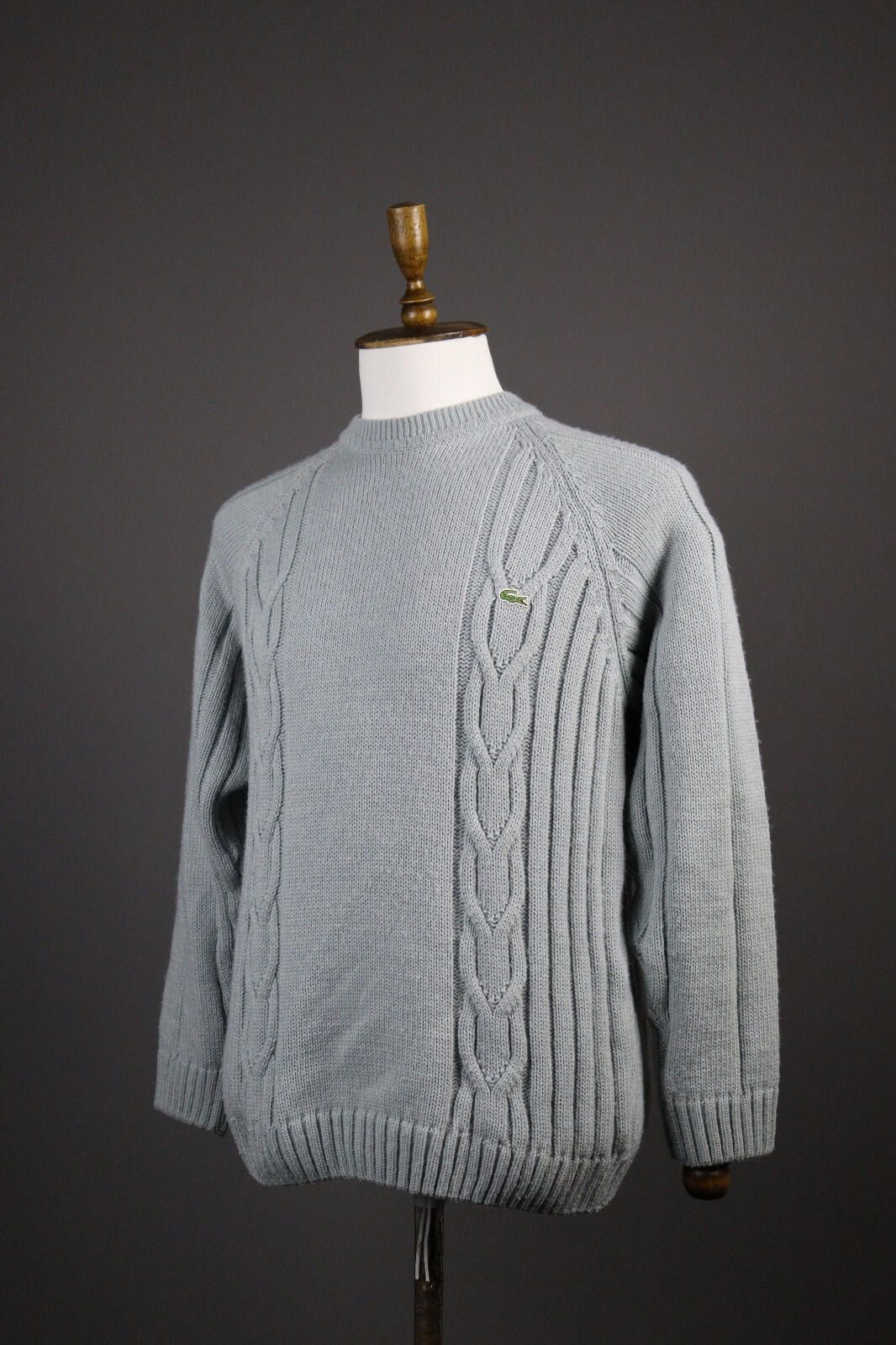 Lacoste Men Lacoste Classic Wool Cable Knit Casual Sweater Size 5 Size US M / EU 48-50 / 2 - 1 Thumbnail