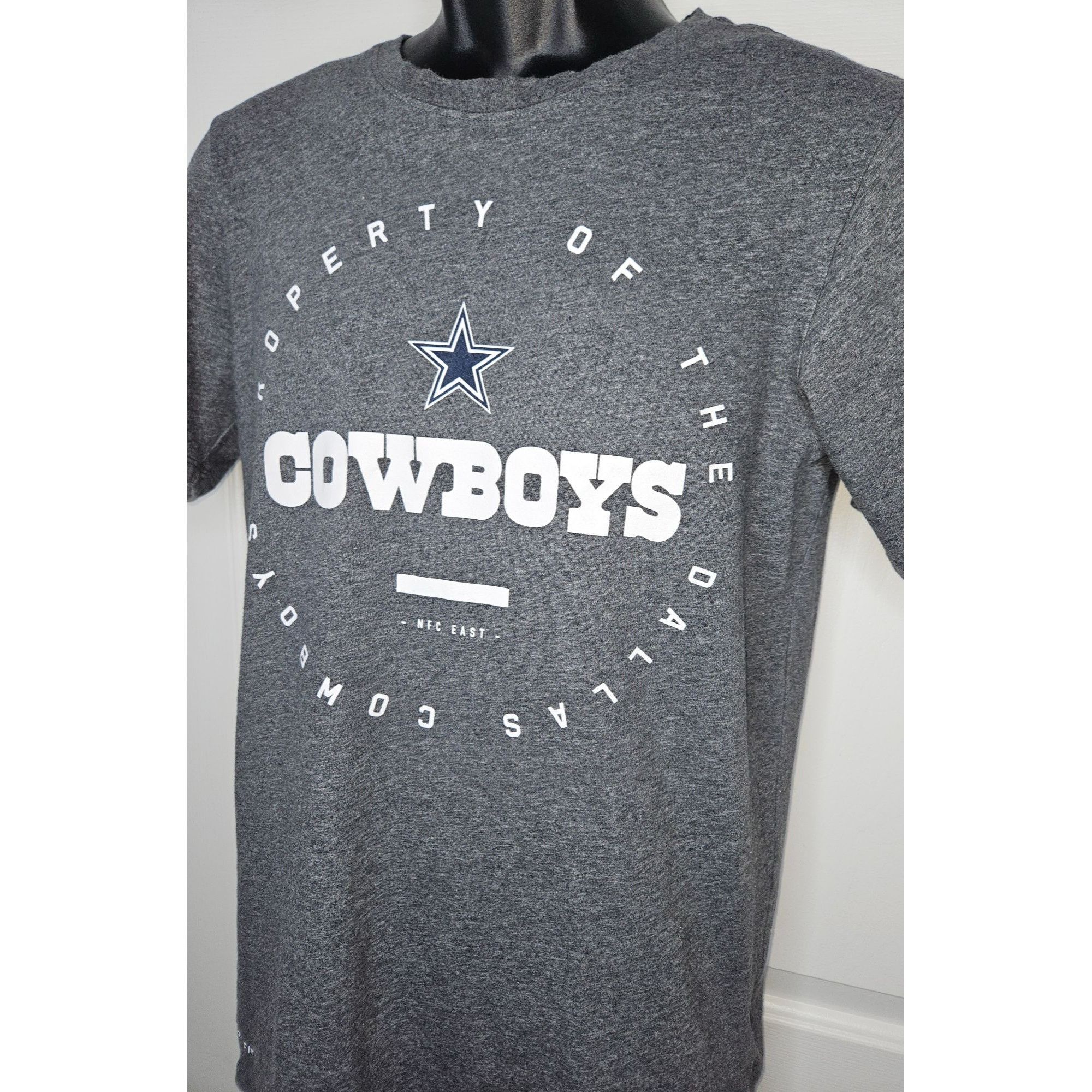 Dallas Cowboys Nike Dri-Fit Cotton Mens Property of Short Sleeve T-Shirt XL / White