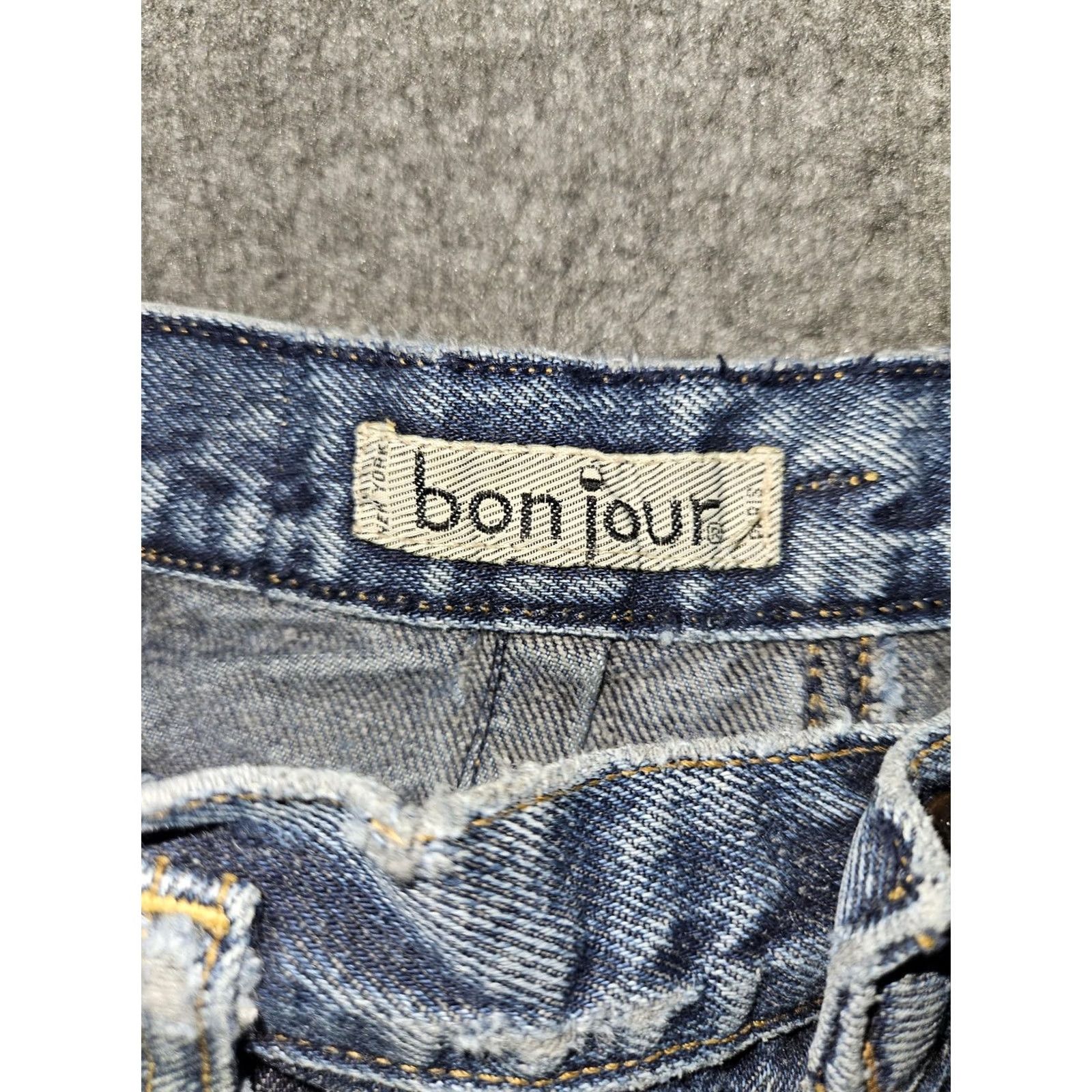 Vintage VINTAGE BonJour Jeans Womens 9/10 Blue High Rise Tapered Pleated Denim 90s Pants Size 30" / US 8 / IT 44 - 2 Thumbnail