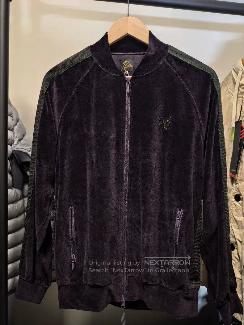 Needles Needles Butterfly velvet purple green coat Size US M / EU 48-50 / 2 - 2 Thumbnail