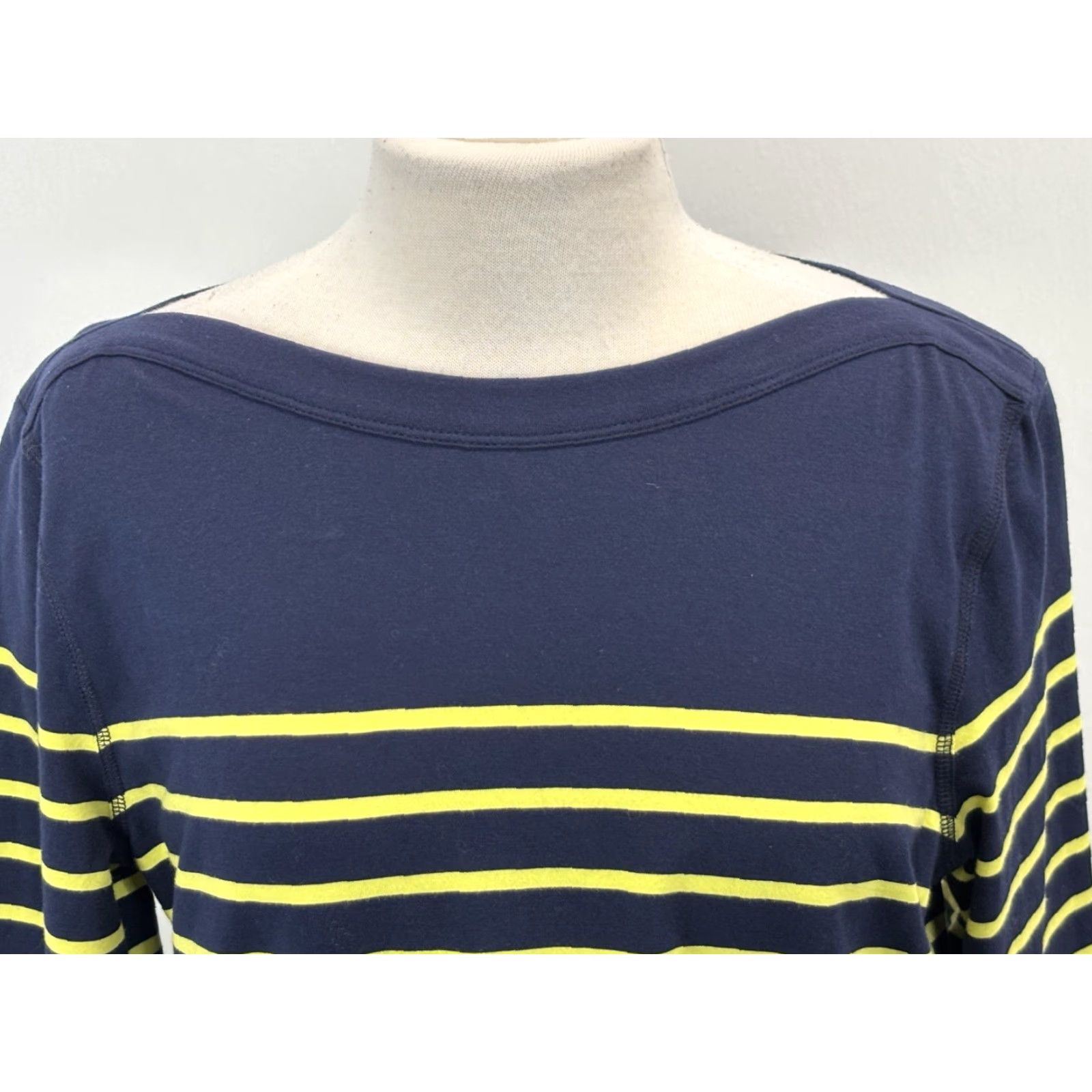 Ralph Lauren Lauren Ralph Lauren Striped Top Shirt Women’s XL Navy Boat Neck Coastal Nautical Boat Neck Casual Style Basic Size XL / US 12-14 / IT 48-50 - 5 Thumbnail