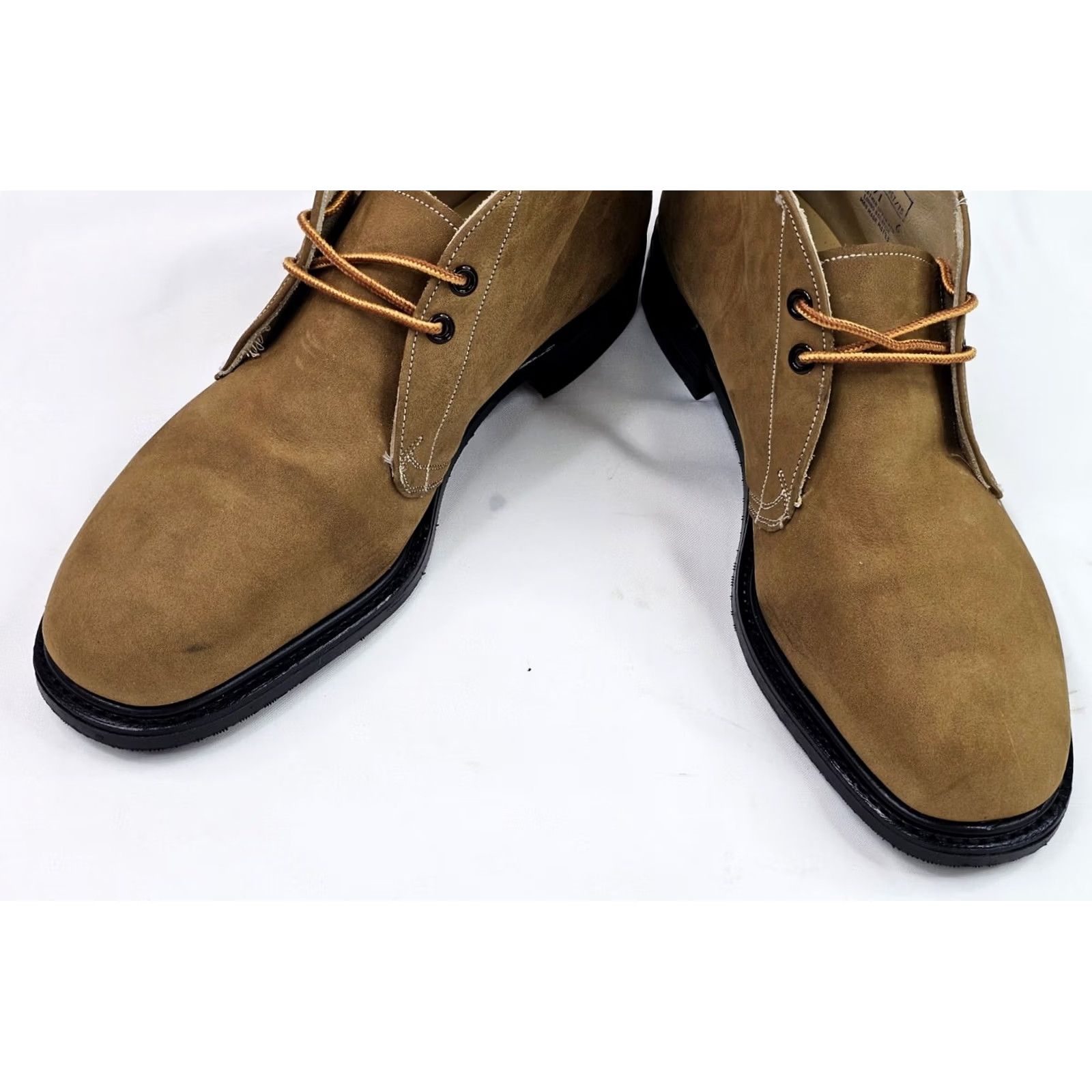 Vintage VINTAGE Hy-Test Anchor Plane Mid Top Leather Shoe Men 9.5D Brown Leather Slip On Safety Footwear Casual Mens Size US M / EU 48-50 / 2 - 7 Thumbnail