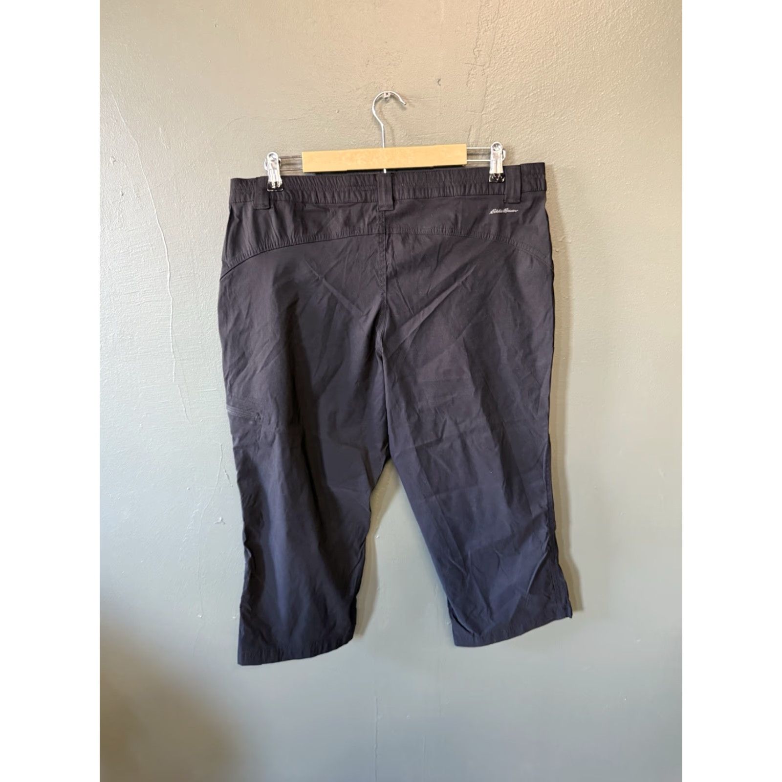 Eddie Bauer Eddie Bauer Womens Black Capri Outdoor Hiking Pant Size 16 Size 38" / US 16 / IT 52 - 2 Thumbnail