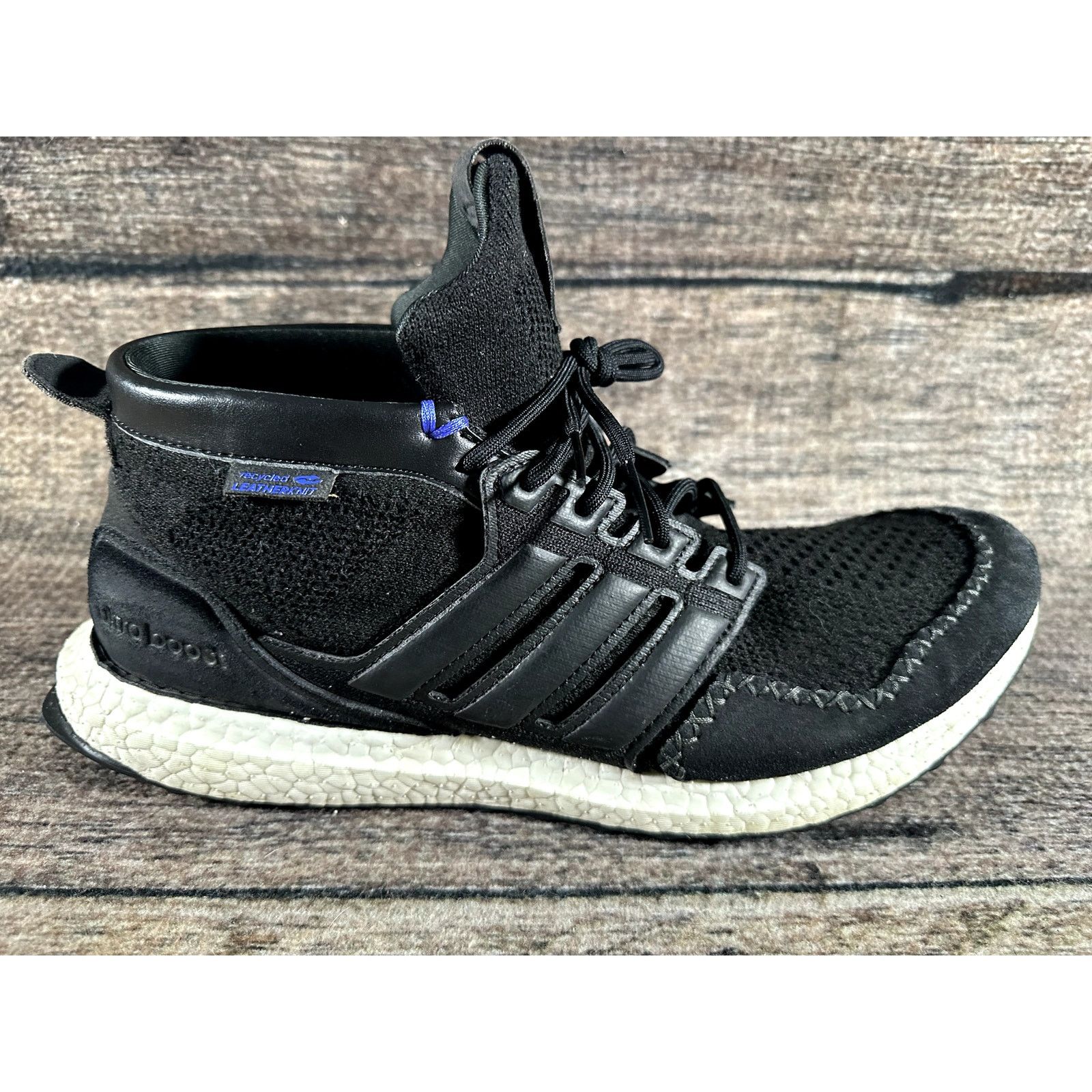 Adidas Adidas Ultraboost High 1.0 rLEA Black White Size 12.5 FZ3985 Size US 12.5 / EU 45-46 - 5 Thumbnail