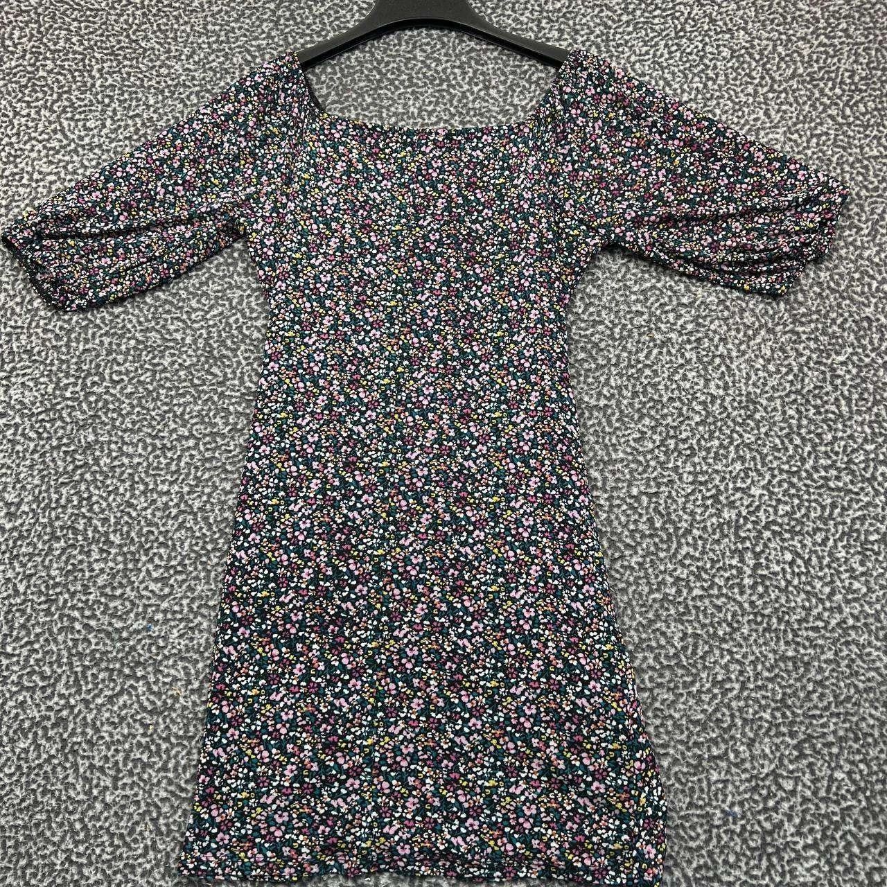 Other Love Cameron Dress Women M Black Floral Print Bodycon Size M / US 6-8 / IT 42-44 - 2 Thumbnail