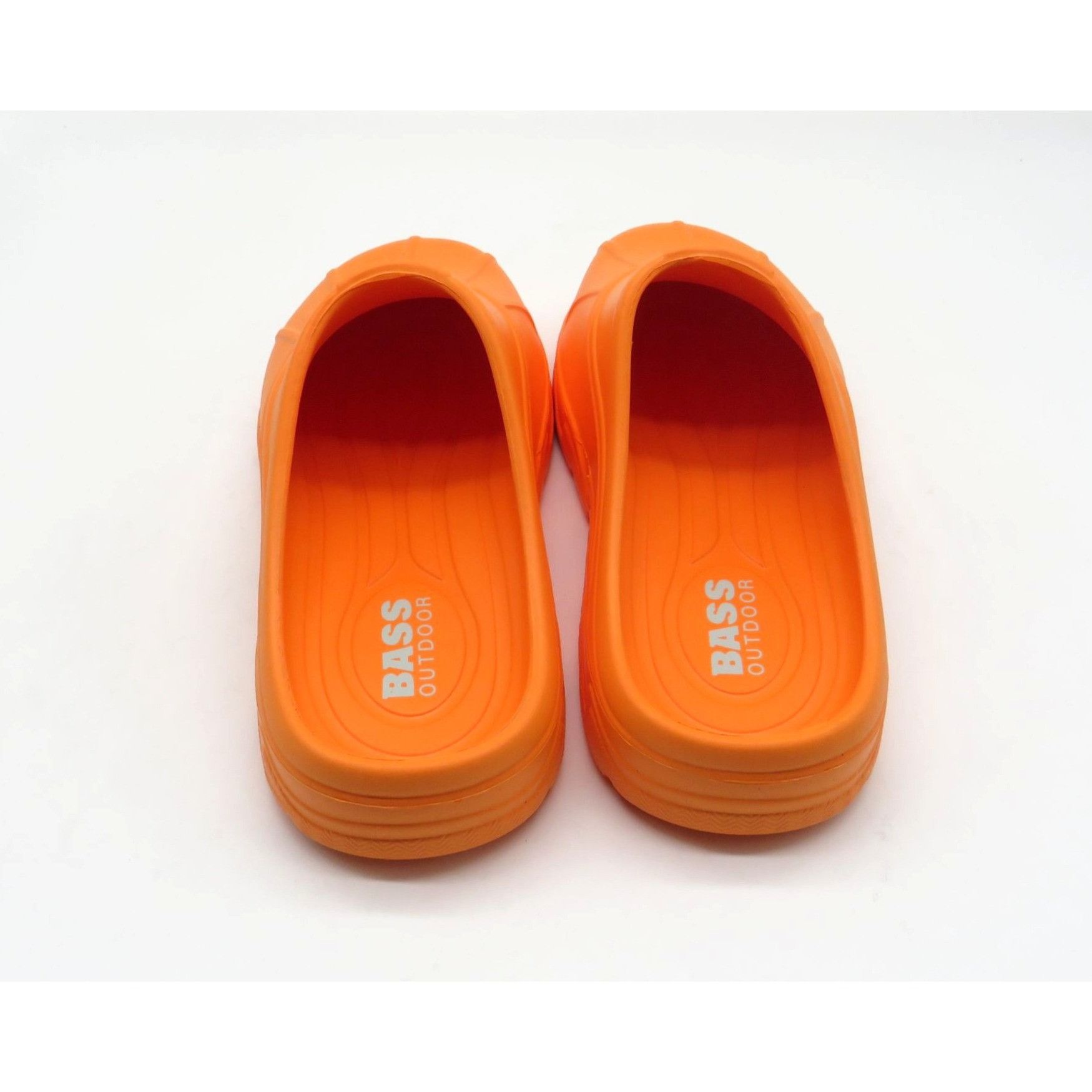 Other Bass Outdoor Unisex Orange Rubber Slip On M5 W6 Rugged Durab Size US 5 / EU 37 - 3 Thumbnail