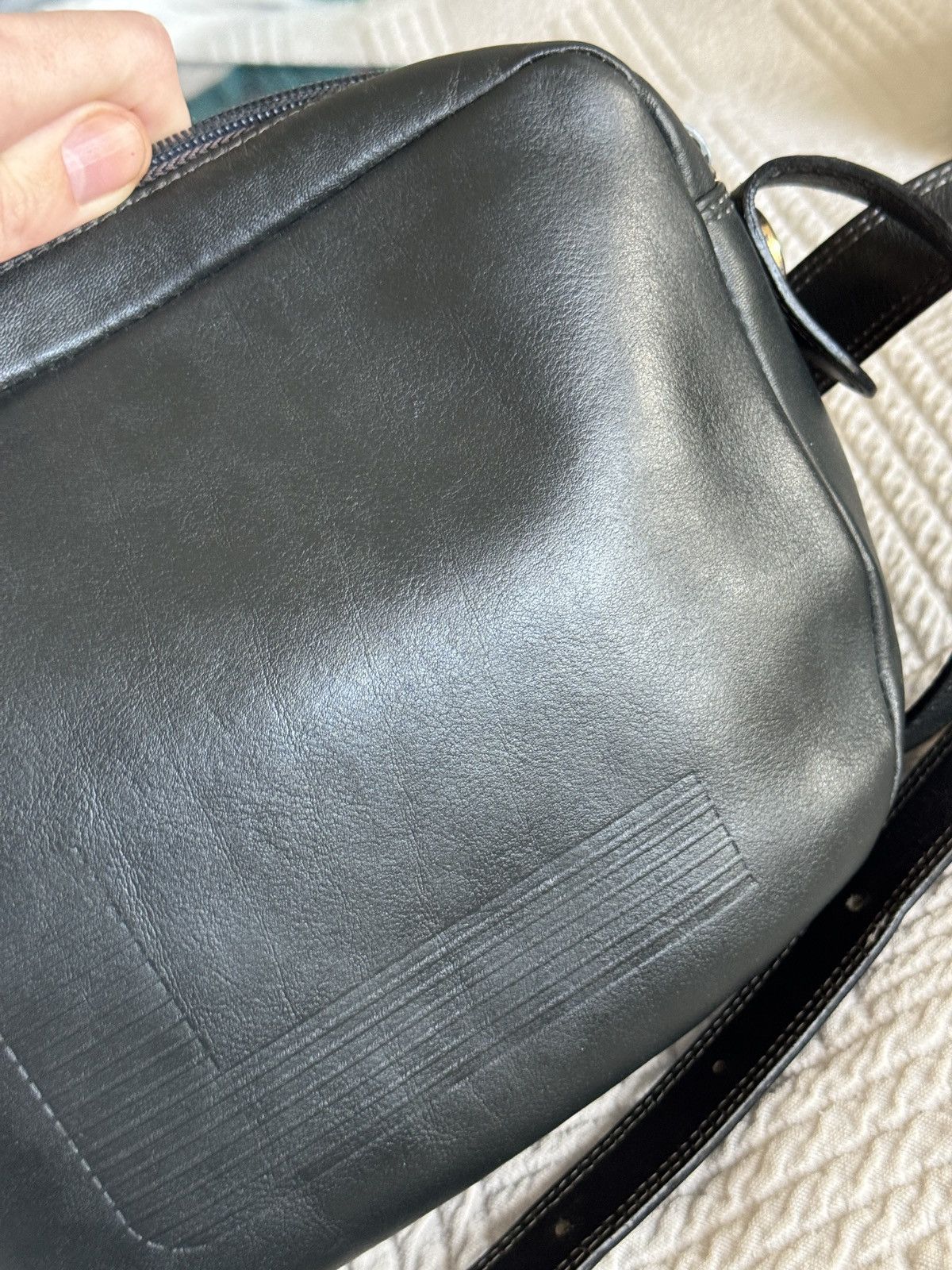 Lancel Rare Vintage Lancel Paris Leather Crossbody Camera Bag Size ONE SIZE - 7 Thumbnail