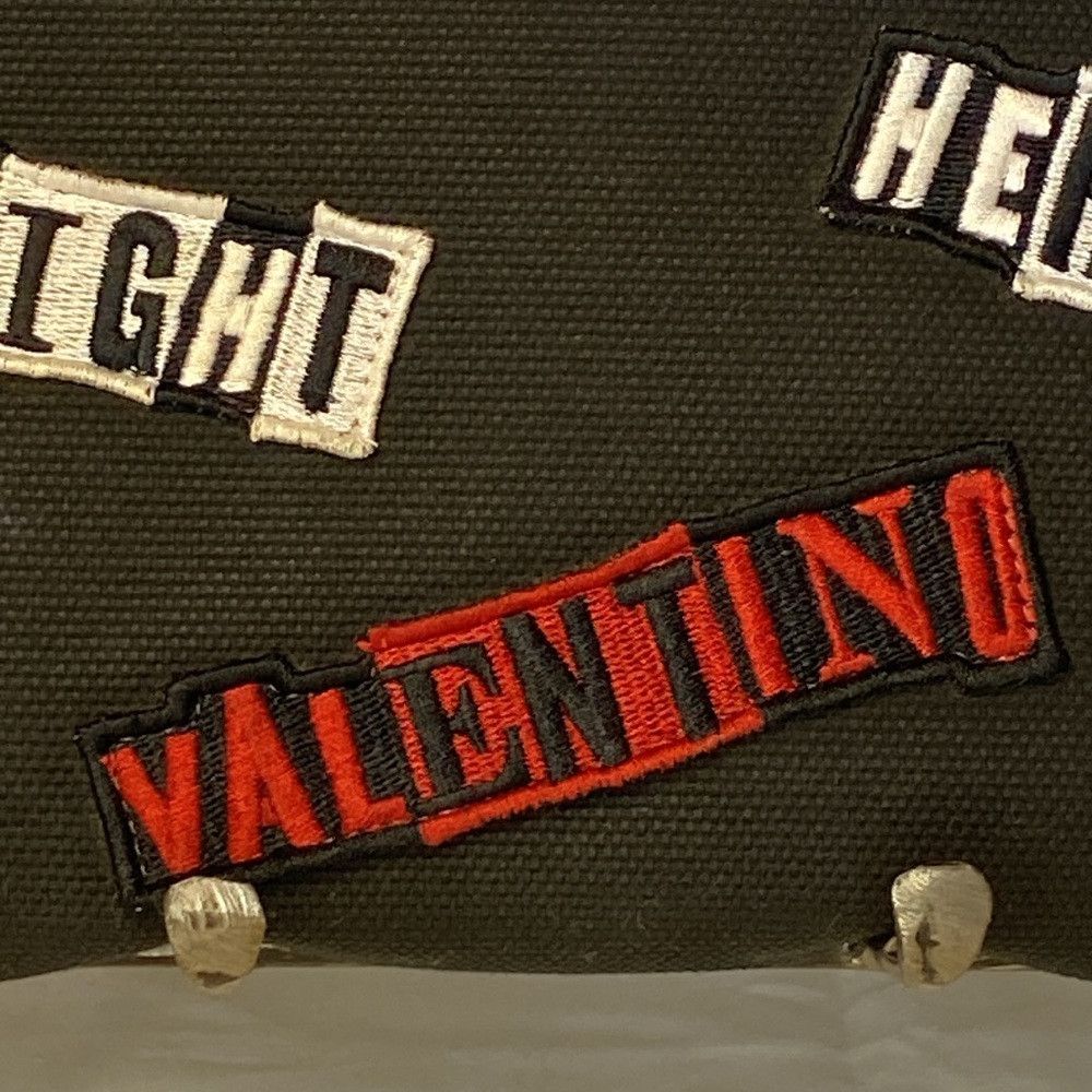 Valentino Valentino Garavani Black 'Beauty is a Birthright' Canvas St Size ONE SIZE - 3 Thumbnail