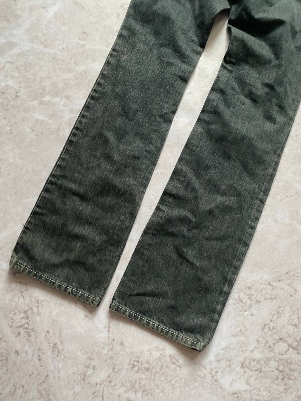Designer Vintage MaxMara Faded Bootcut Flared Jeans Luxury Y2K Size 26" / US 2 / IT 38 - 7 Thumbnail