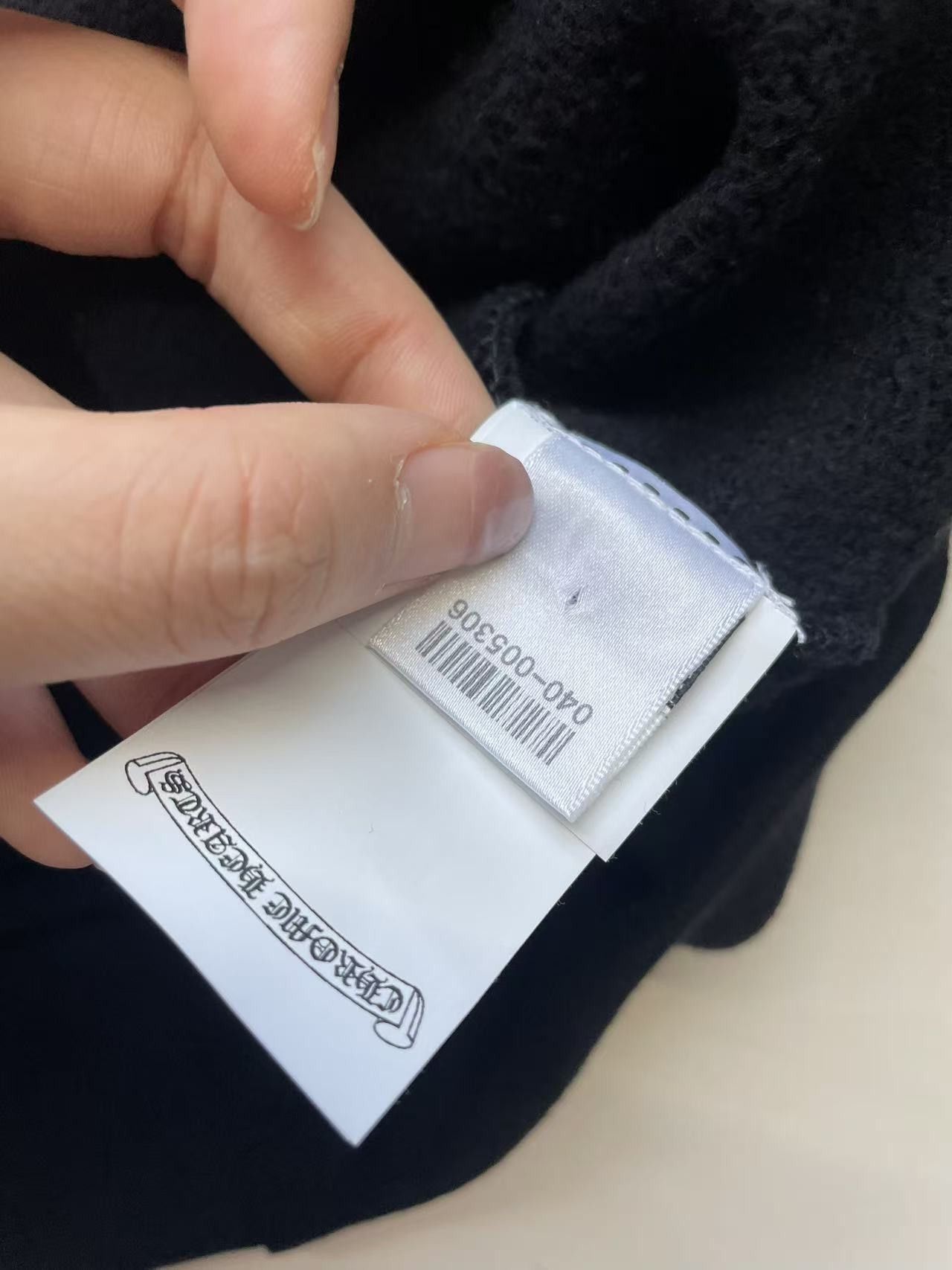 Chrome Hearts Chrome Hearts Black Triple Cross Logo Zip Up Hoodie Size US XL / EU 56 / 4 - 12 Thumbnail