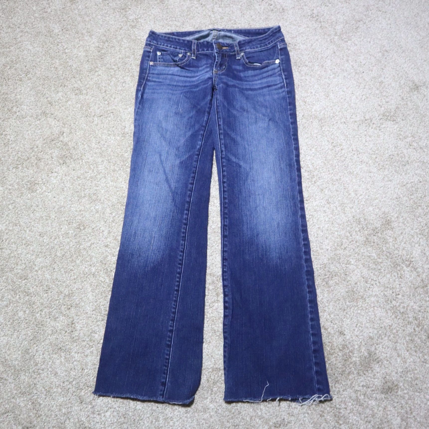 American Eagle Outfitters American Eagle Outfitters Jeans Regular Women 2 Blue Cotton Blend Stretch Skinny Inseam 30 in 28 in Size 26" / US 2 / IT 38 - 2 Thumbnail