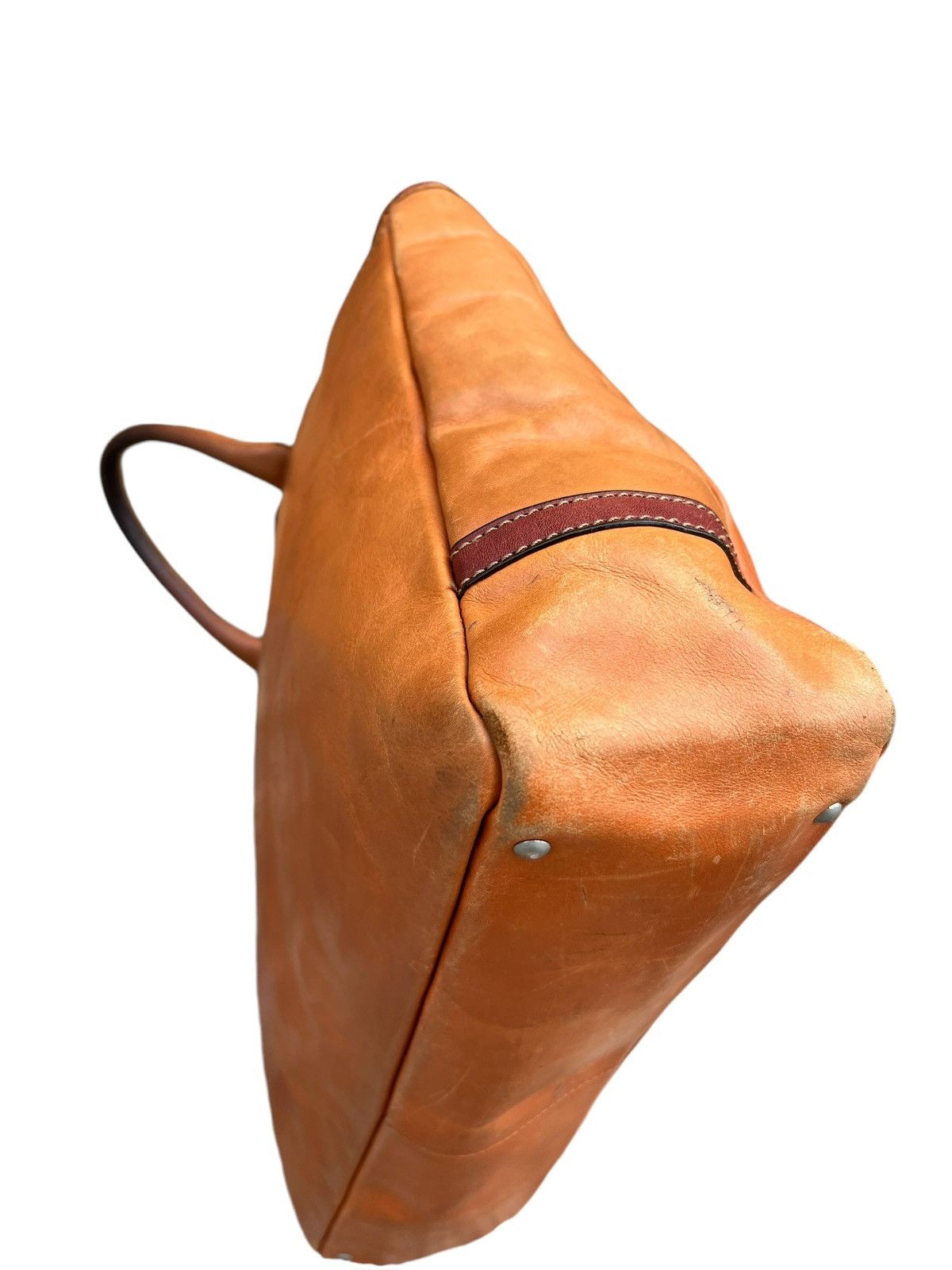Leather Deux Moncx Artisan Made Japan Distress Patina Leather Bag Size ONE SIZE - 12 Thumbnail