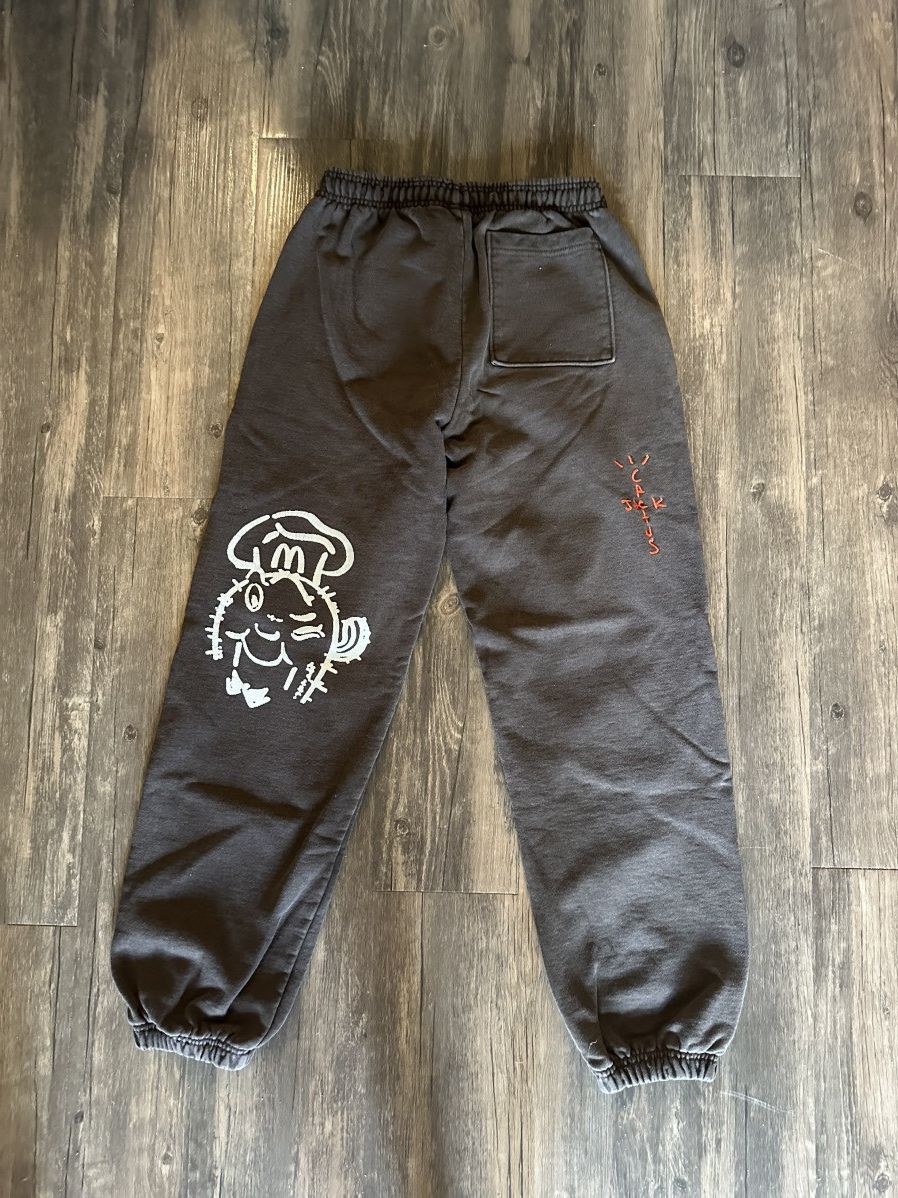 Travis Scott Cactus Jack by Travis Scott x McDonald’s Sticker Sweatpants Size 26" / US 2 / IT 38 - 6 Thumbnail