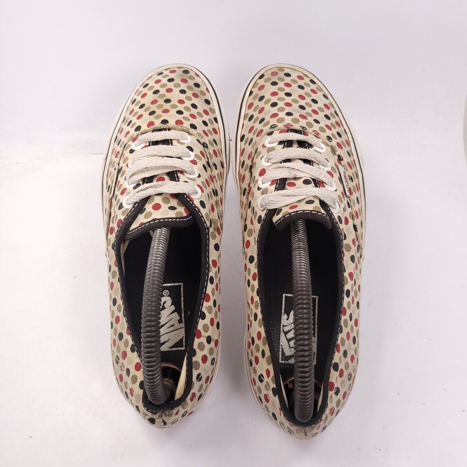 Vans Vans Off the Wall Shoe Women Size 7.5 Mens 6 White Black Red Size US 7.5 / IT 37.5 - 4 Thumbnail