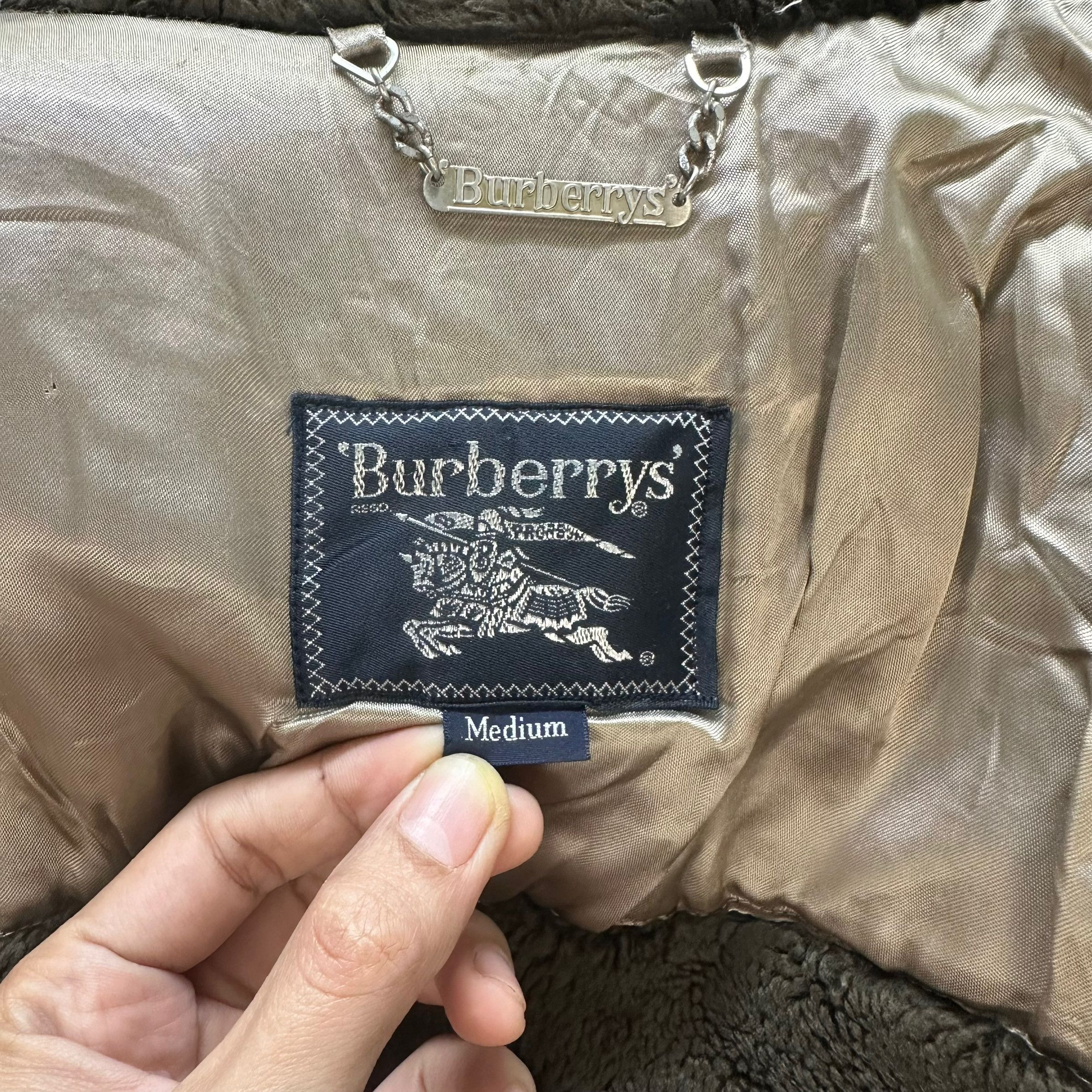 Burberry BURBERRYS SHERPA WOOL COAT JACKET #8547-013 Size US M / EU 48-50 / 2 - 8 Thumbnail
