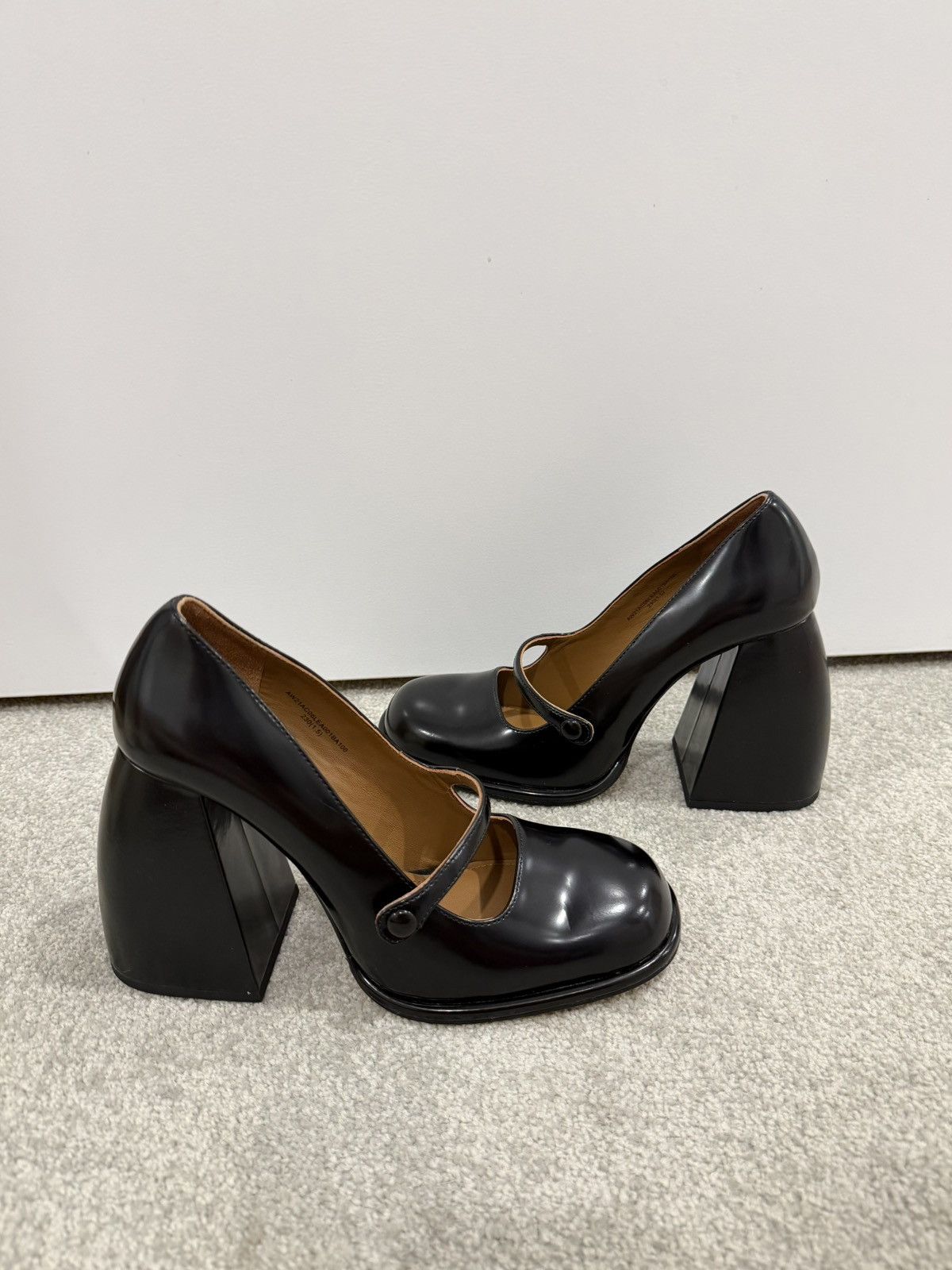 Shushu/Tong SHUSHU/TONG Mary Jane Leather Heels Size US 6 / IT 36 - 4 Thumbnail