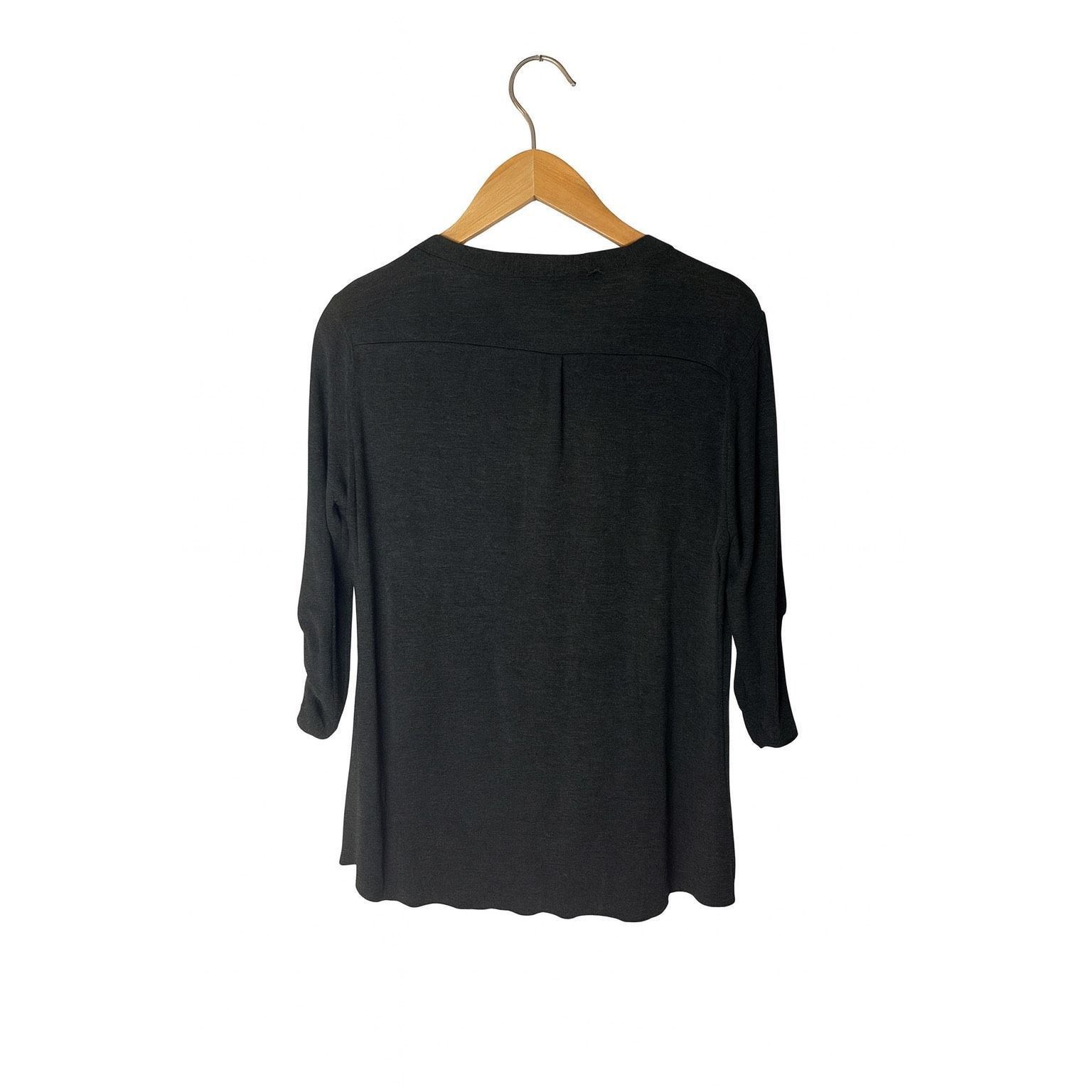 Other Cable & Gauge Women’s Small Gray Long Sleeve Tunic Top | But Size S / US 4 / IT 40 - 3 Thumbnail