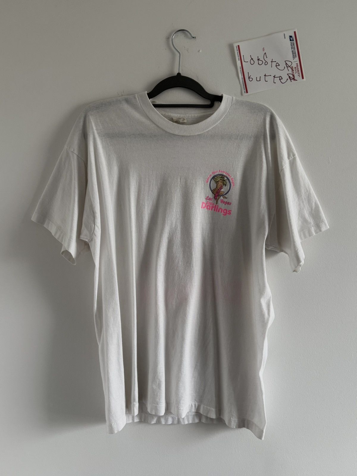 Vintage 90s little darlings strip club t shirt Size US XL / EU 56 / 4 - 2 Thumbnail