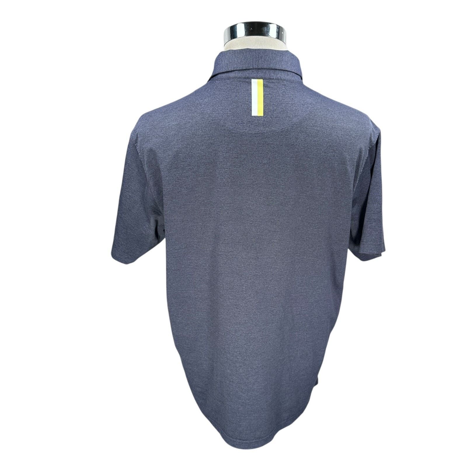Other Rhoback Polo Shirt Men’s Large Heathered Blue Stretch Golf Size US L / EU 52-54 / 3 - 5 Thumbnail