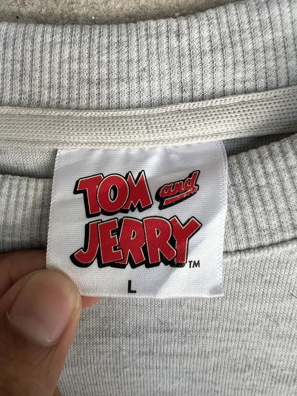 Vintage VintageTom And Jerry Cartoon Sweatshirt Size US L / EU 52-54 / 3 - 4 Thumbnail