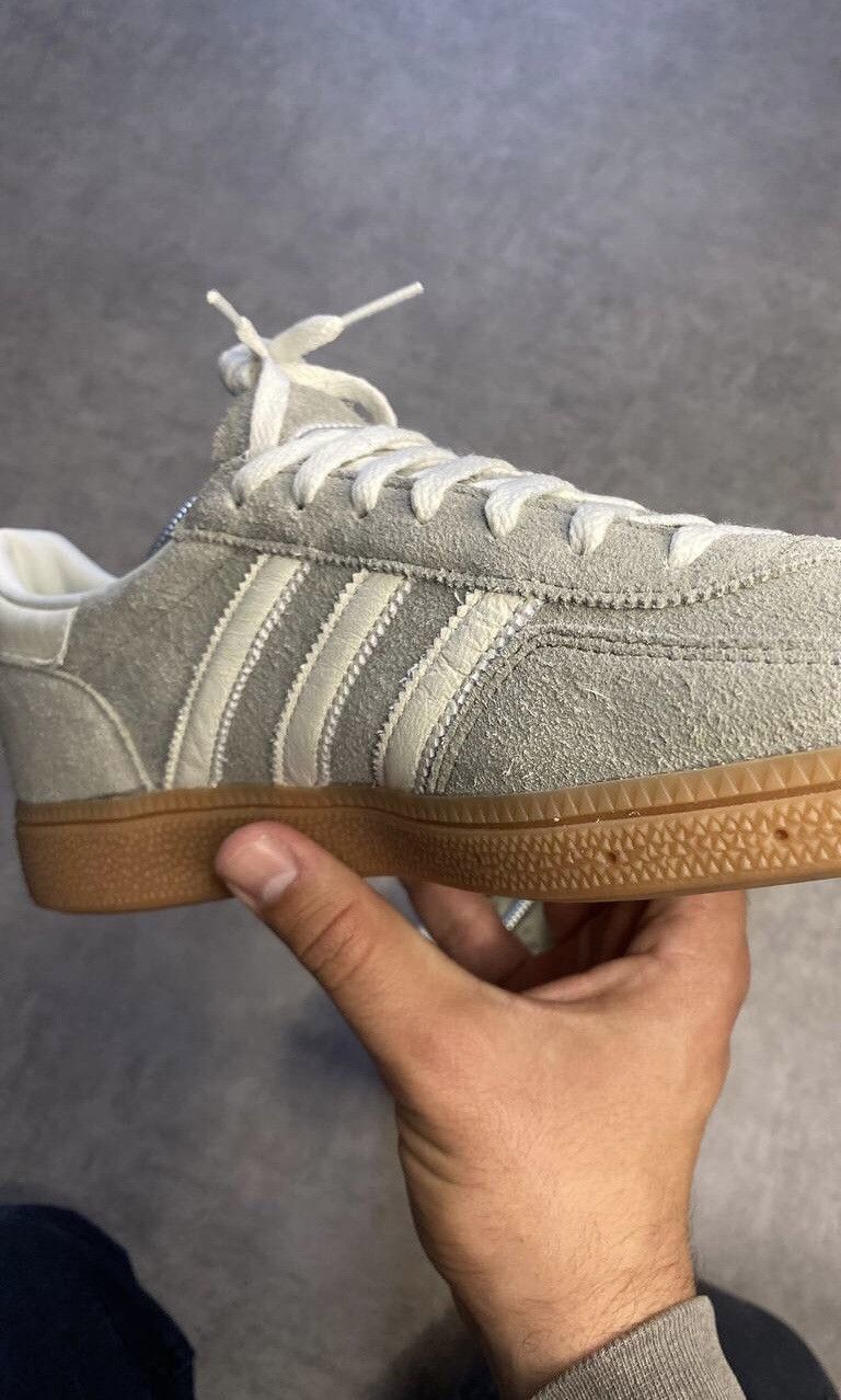 Adidas Adidas Handball Spezial Low Top Sneakers Silver Pebble Gum Size US 10 / EU 43 - 22 Thumbnail