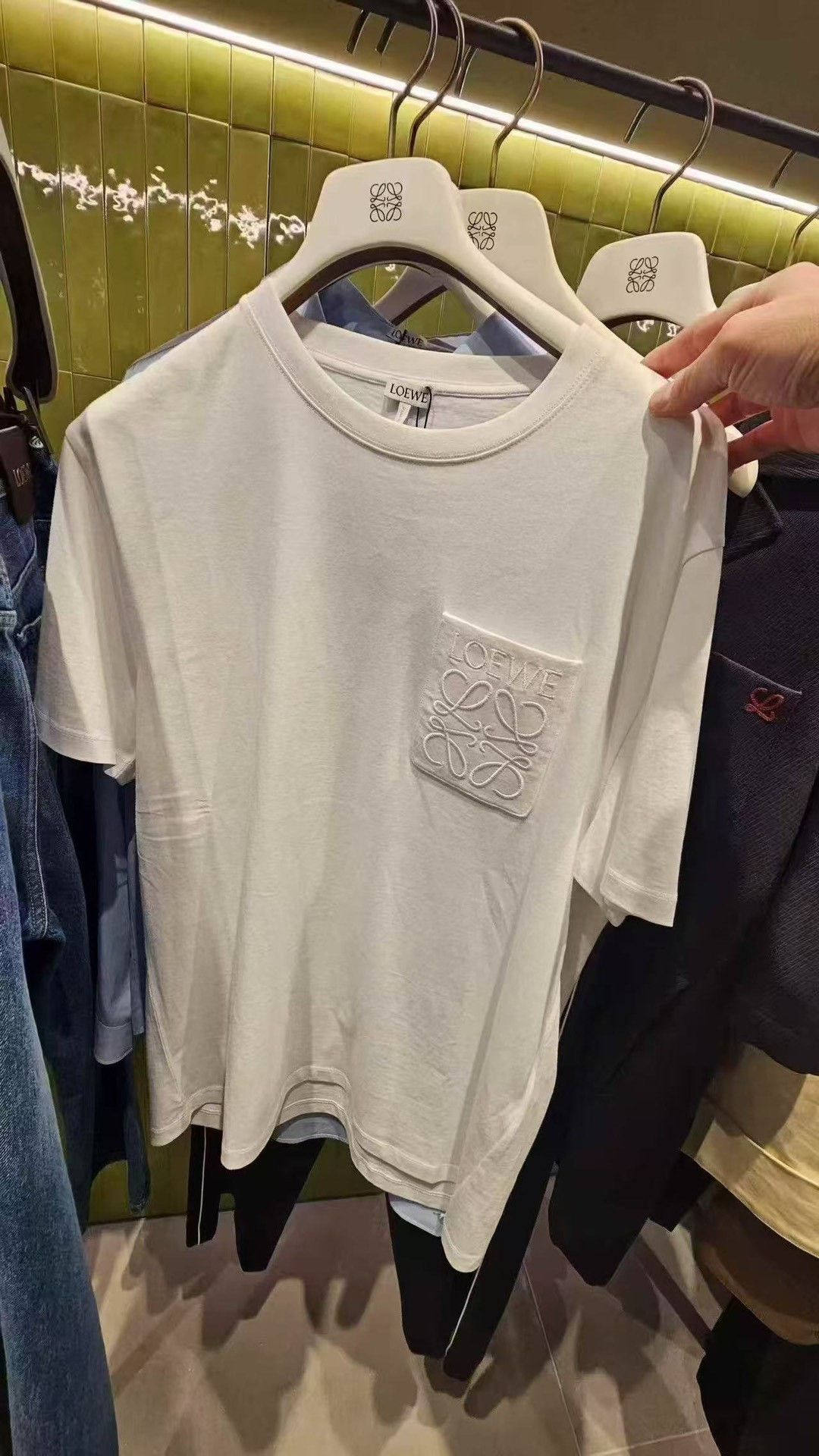 Loewe LOEWE Embroidered Pocket T-shirt Size US M / EU 48-50 / 2 - 1 Preview