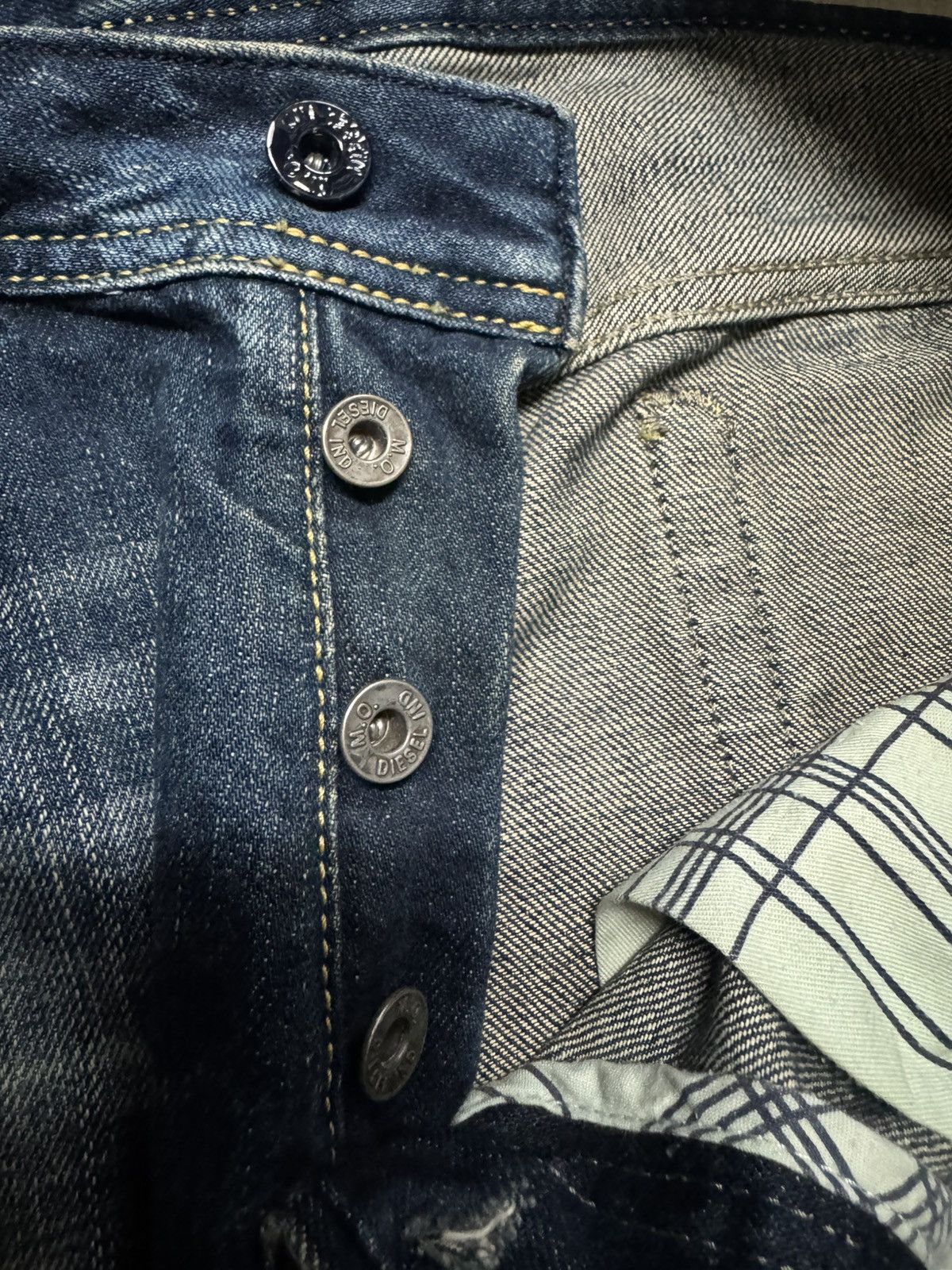 Kapital 💥FLARE💥VINTAGE DIESEL VIKER RUSTY MUDWASH DISTRESSED INSANE Size US 31 - 9 Thumbnail