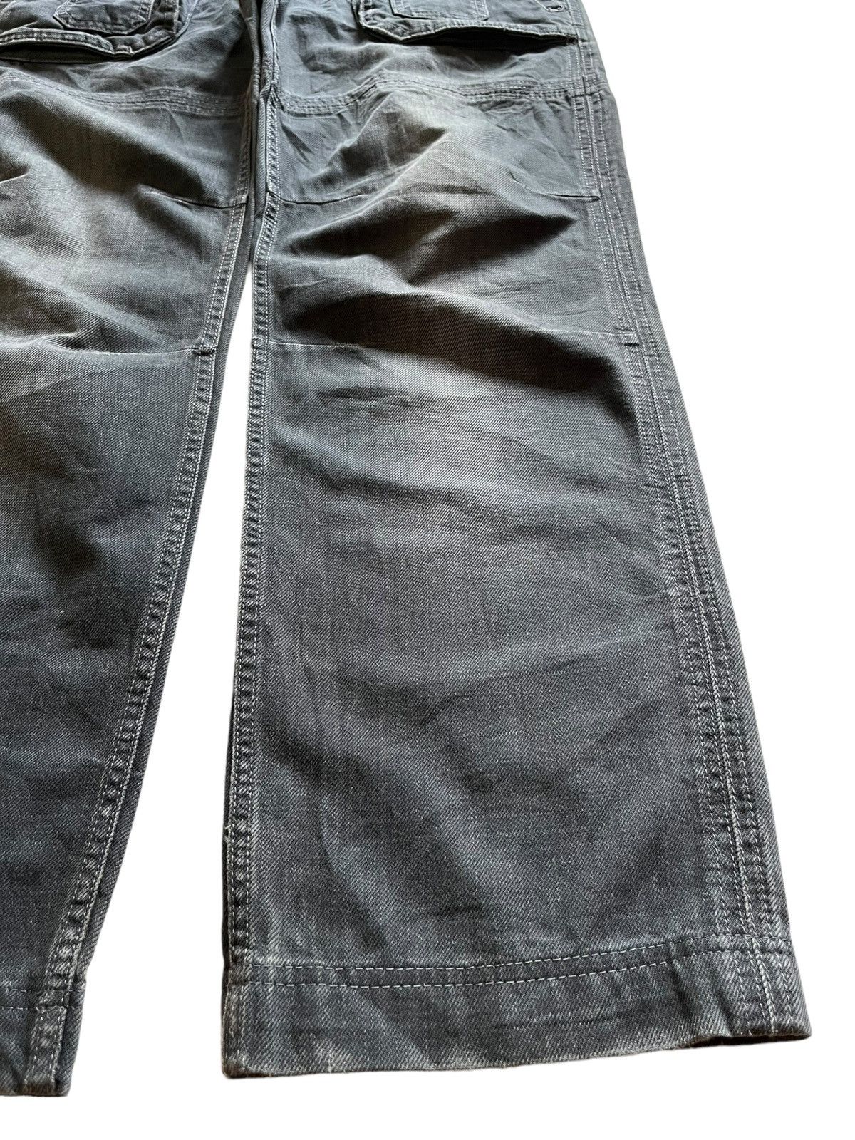 Dolce & Gabbana Vintage Dolce Gabbana Tactical Multi Pocket Baggy Jeans Size US 35 - 8 Thumbnail
