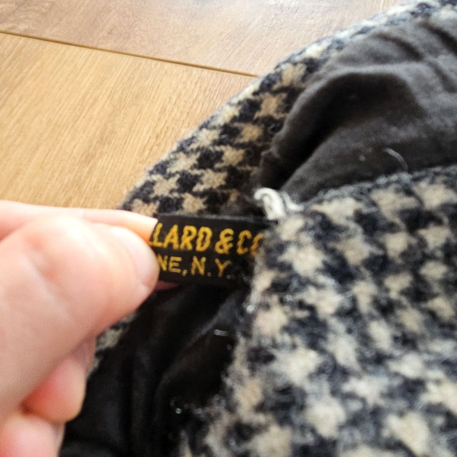 CO VINTAGE J.O. Ballard & CO Checkered Wool Mackinaw Malone Gray Black Jacket Shirt? Size US M / EU 48-50 / 2 - 5 Thumbnail