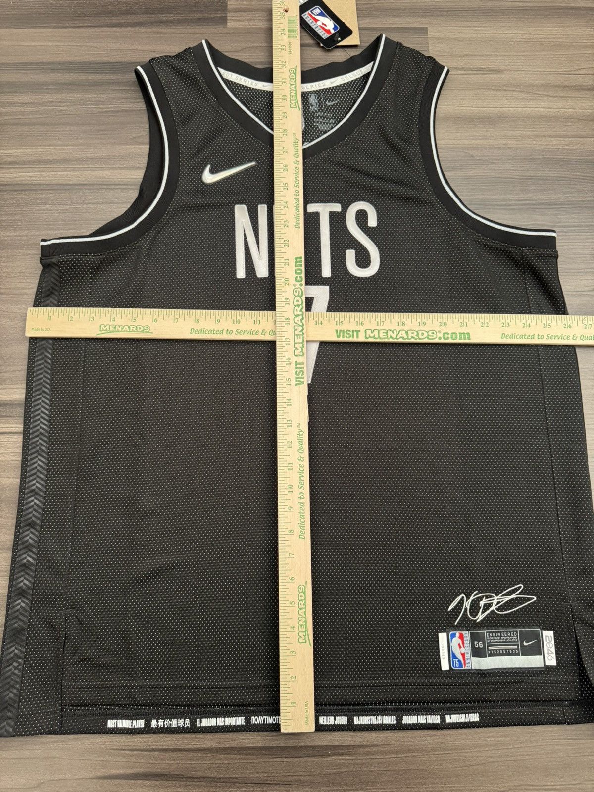 Nike Brooklyn Nets Kevin Durant #7 NBA MVP Stitched Jersey Size US XXL / EU 58 / 5 - 8 Thumbnail